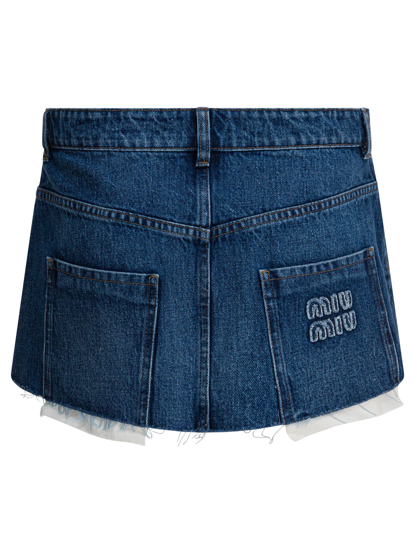 Miu Miu Denim Mini Skirt