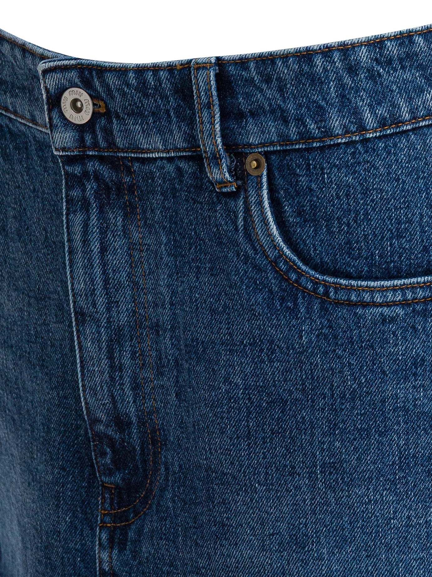 Miu Miu Denim Mini Skirt