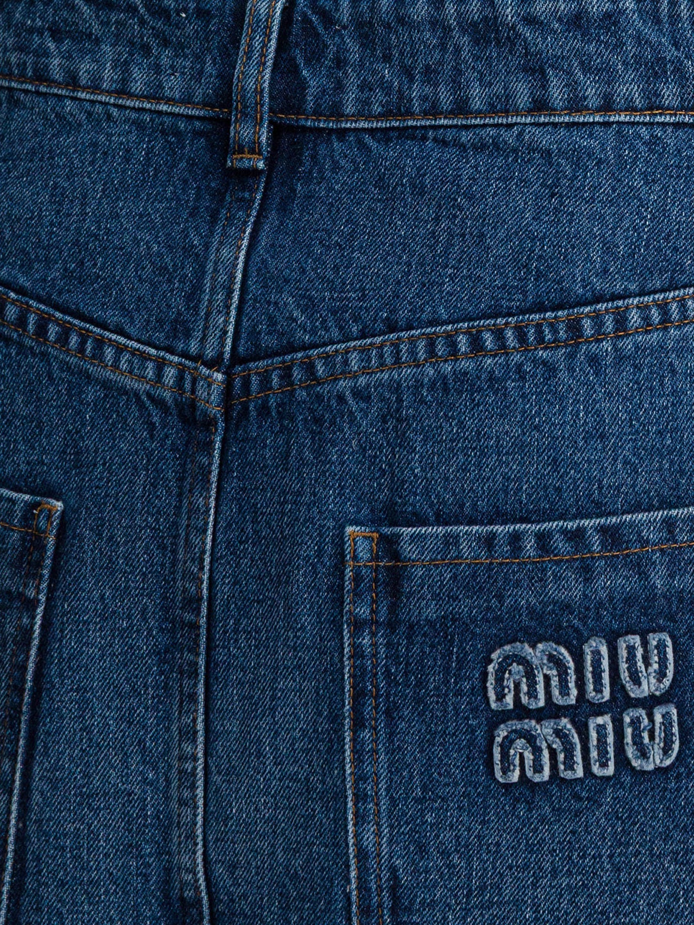 Miu Miu Denim Mini Skirt