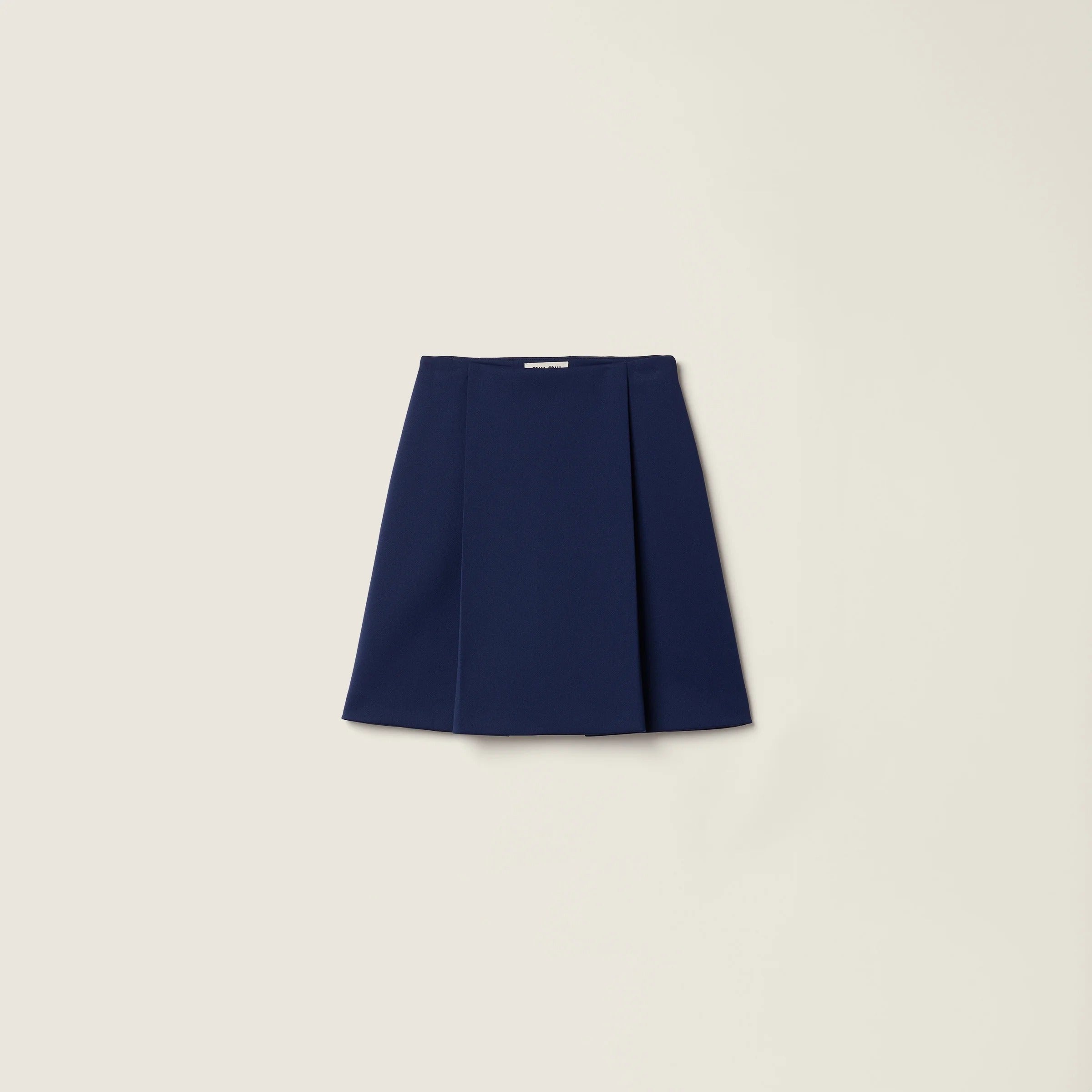 Miu Miu Technical Jersey Mini Skirt