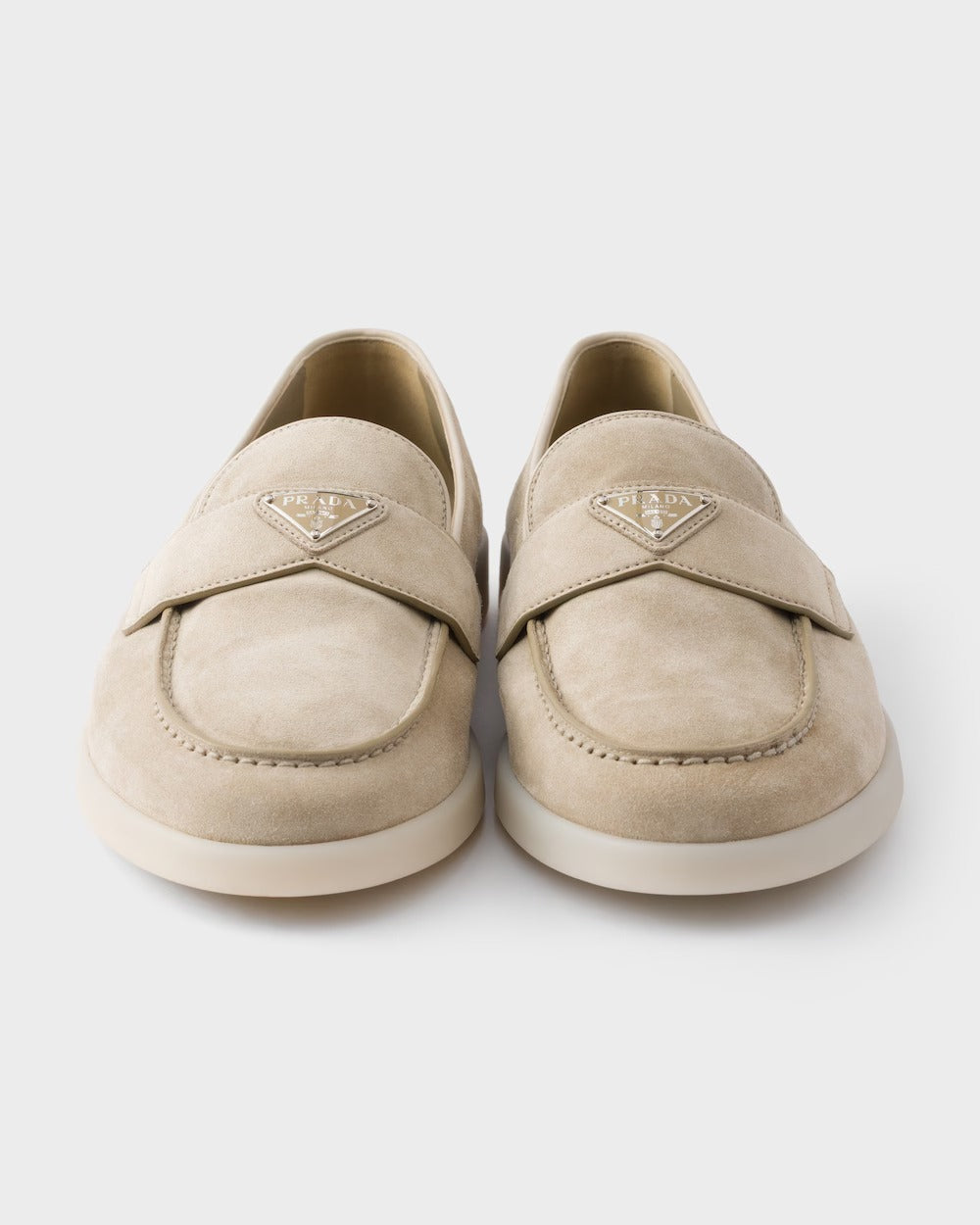 Prada Suede Leather Loafers