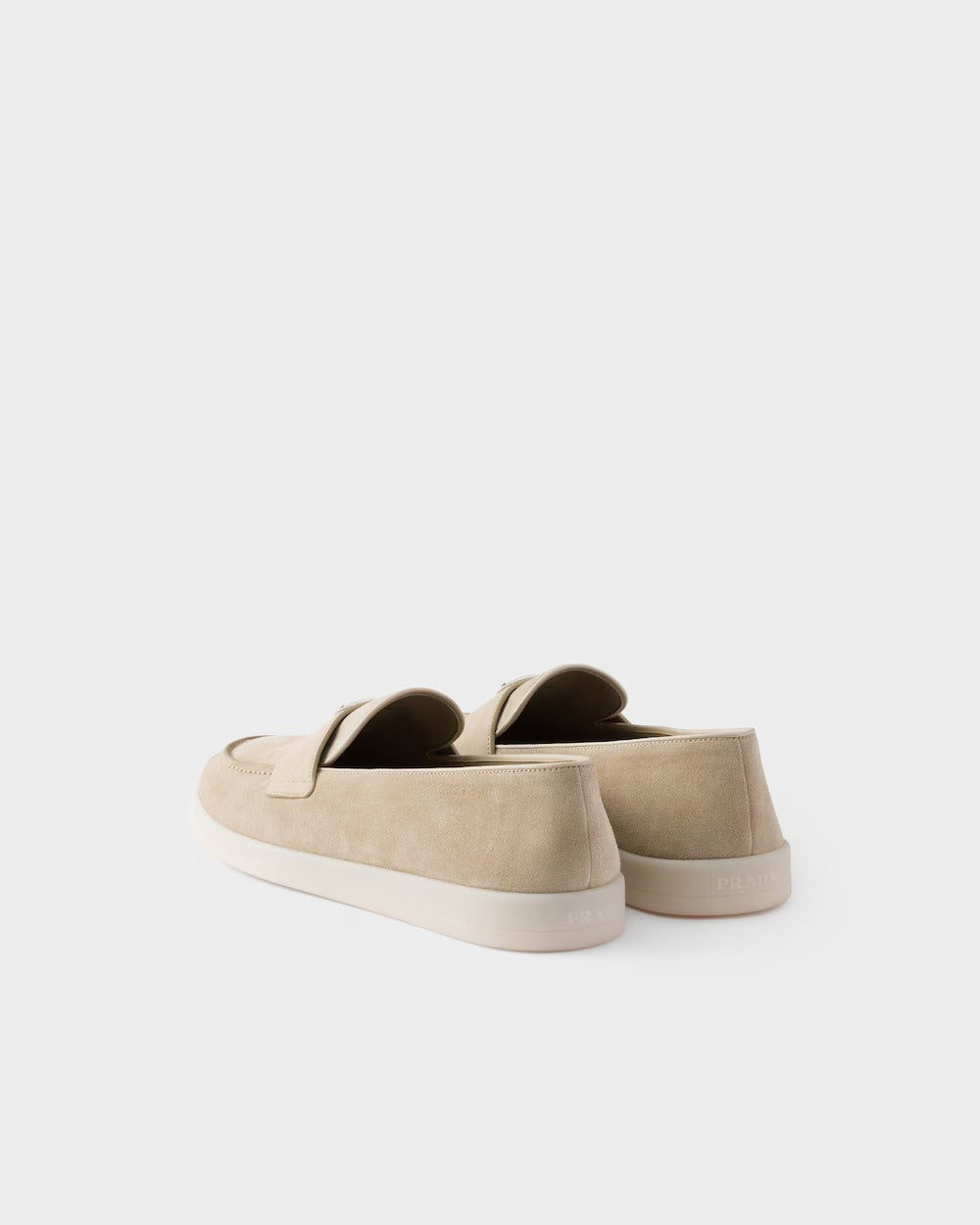 Prada Suede Leather Loafers