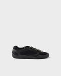 Prada "speedrock" Sneaker In Leather And Fabric