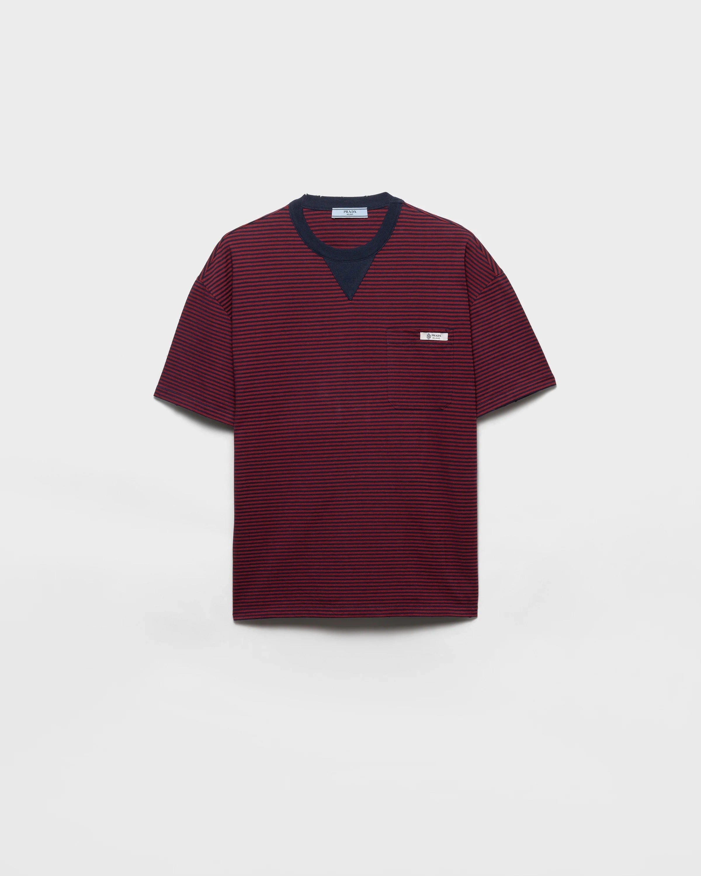 Prada Cotton Overshirt Fit T-shirt