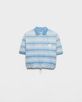 Prada Polo Shirt With Elasticized Drawstring Hem