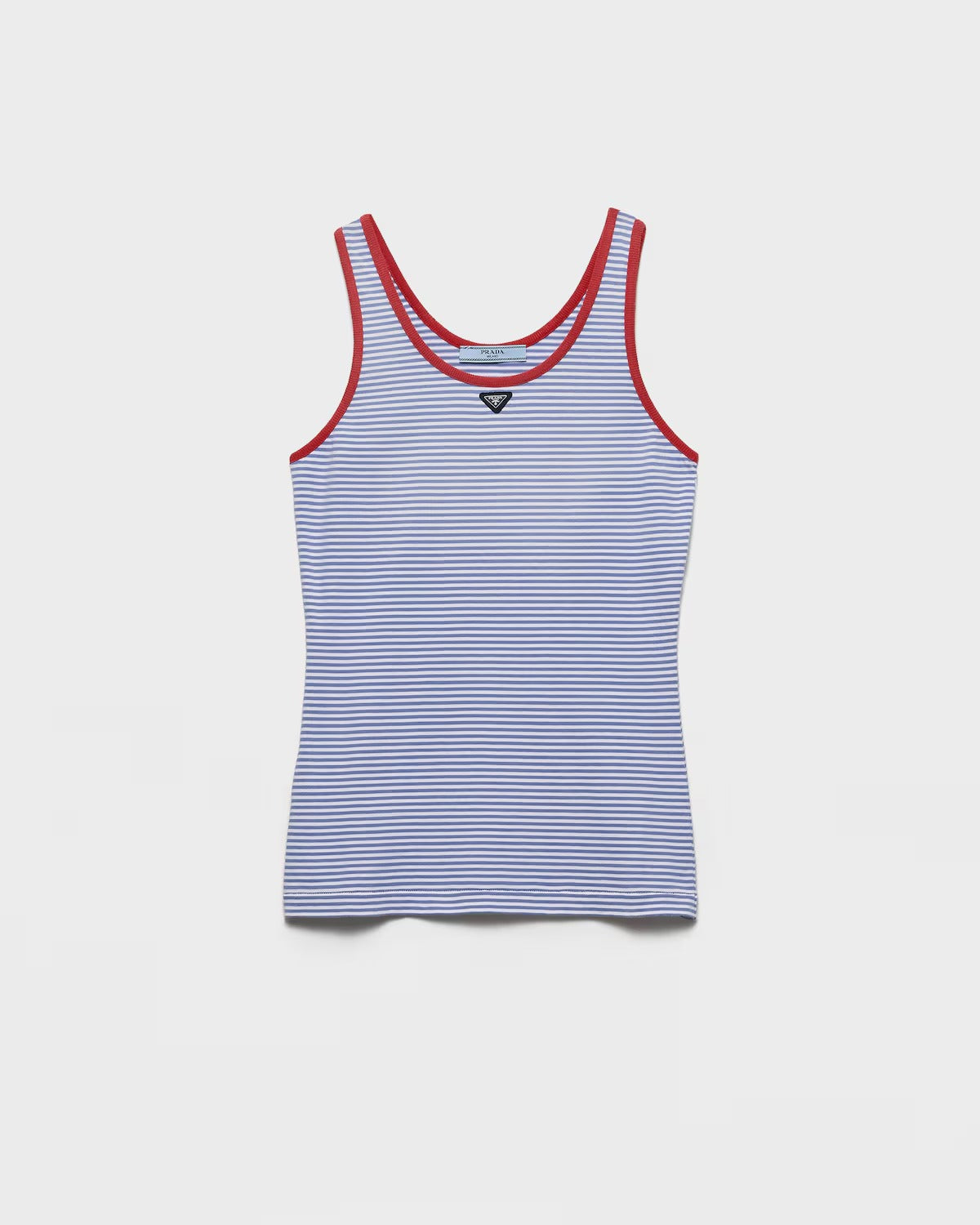 Prada Tank Top In Cotton Jersey