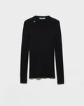 Prada Virgin Wool Crewneck T-shirt