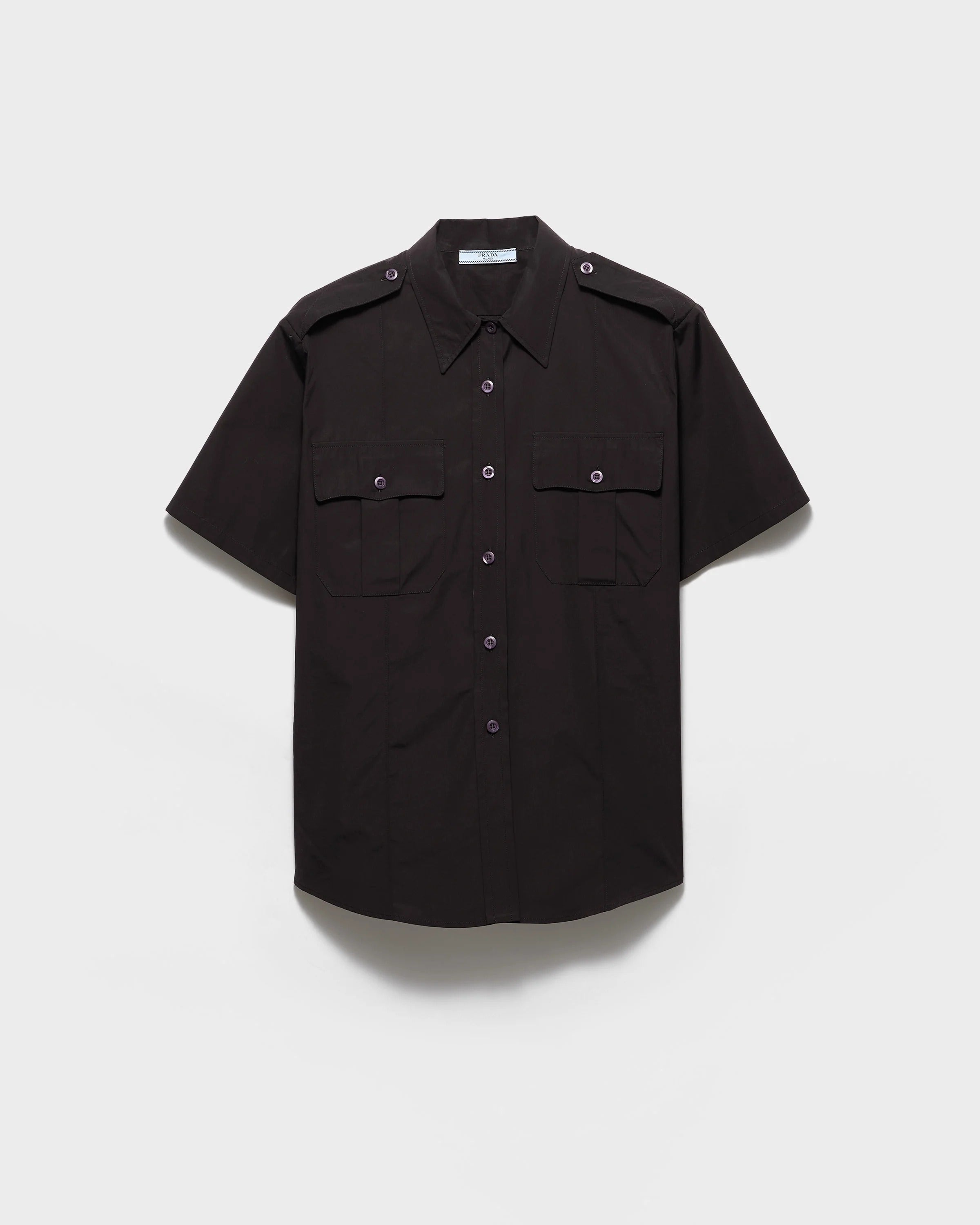 Prada Short Sleeves Cotton Shirt