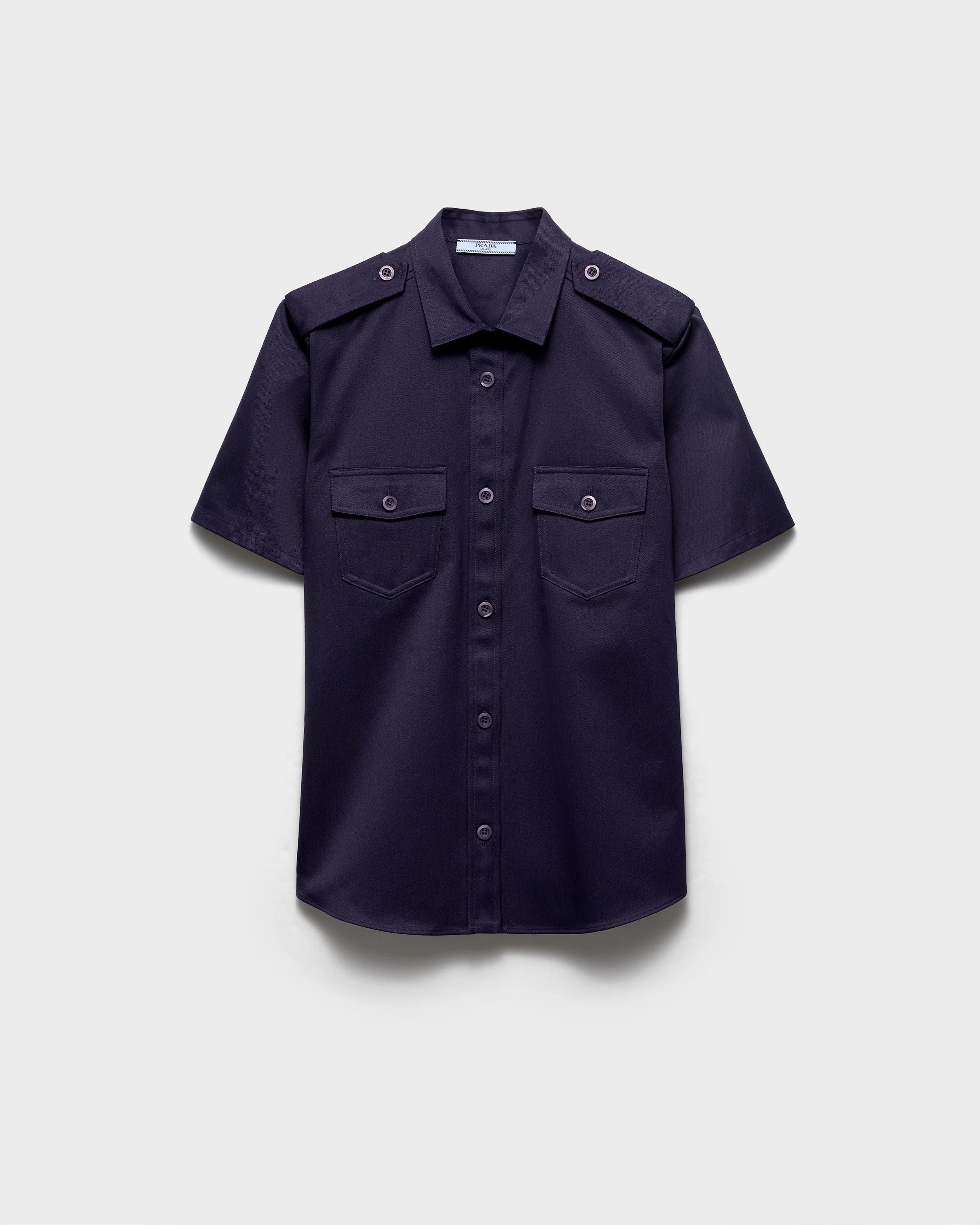 Prada Cotton Short Sleeves Shirt