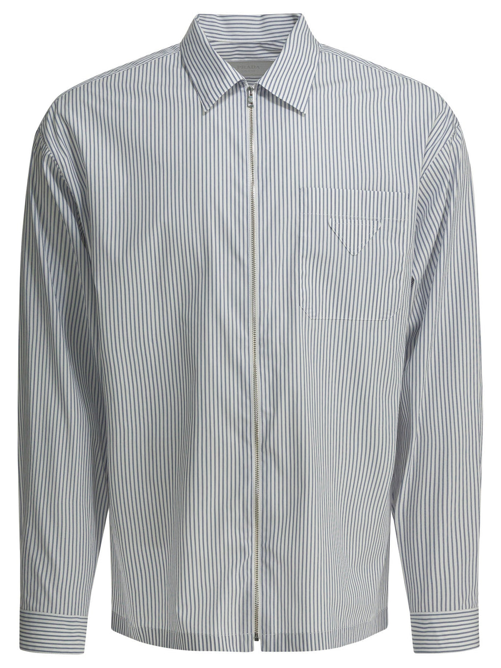 Prada Zippered Cotton Shirt