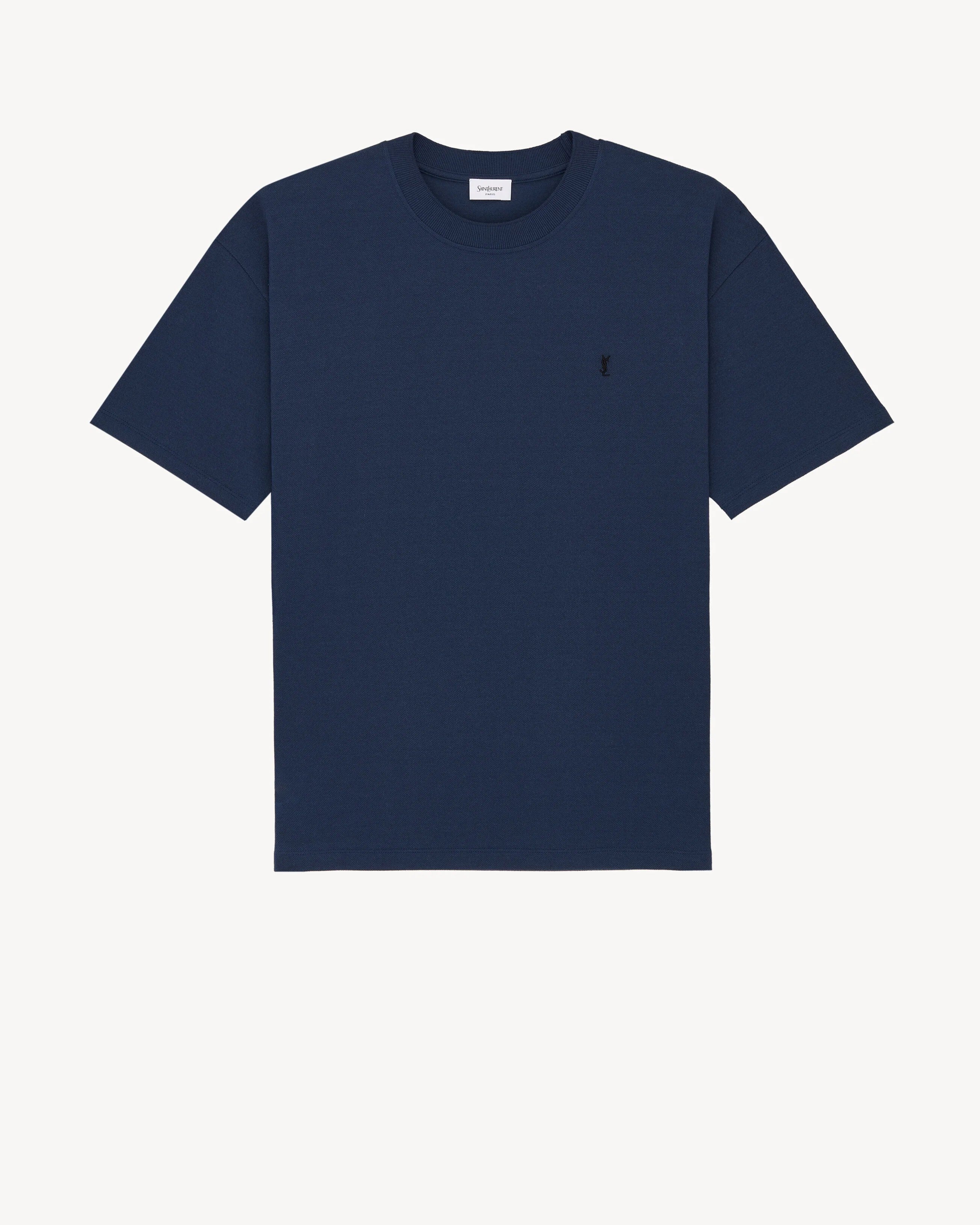 Saint Laurent Oversize Fit Cotton T-shirt