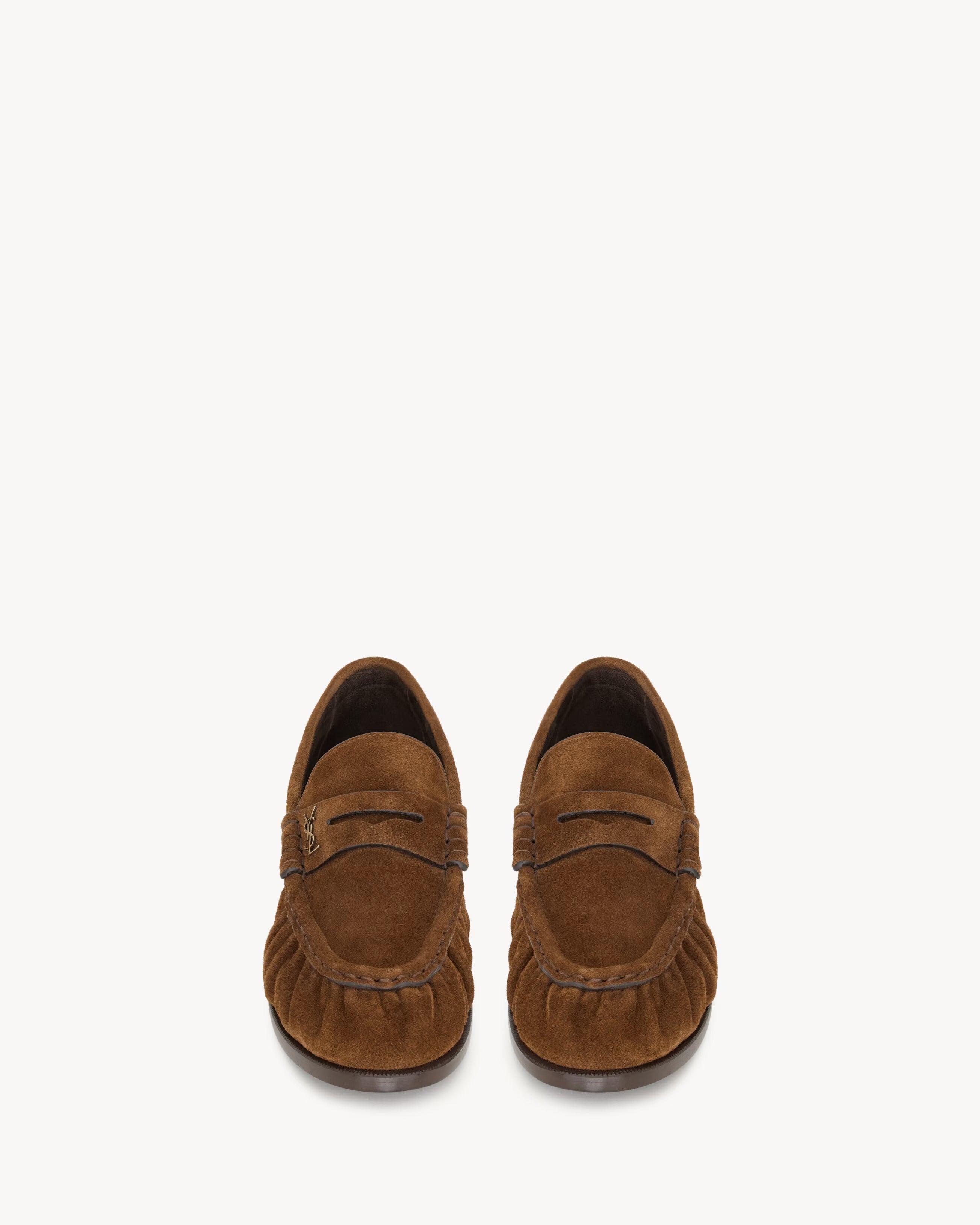 Saint Laurent "le Loafer" Suede Loafers