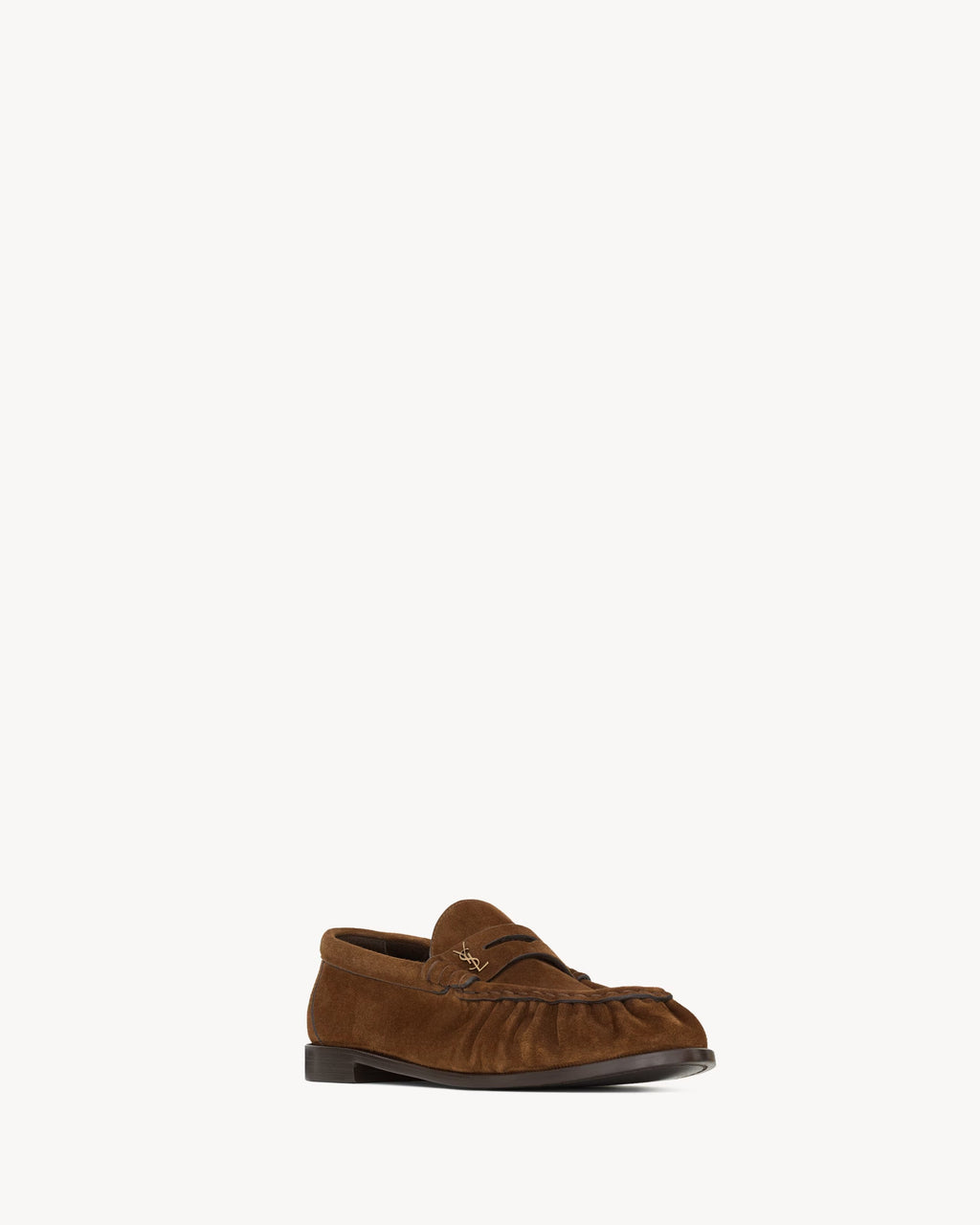 Saint Laurent "le Loafer" Suede Loafers