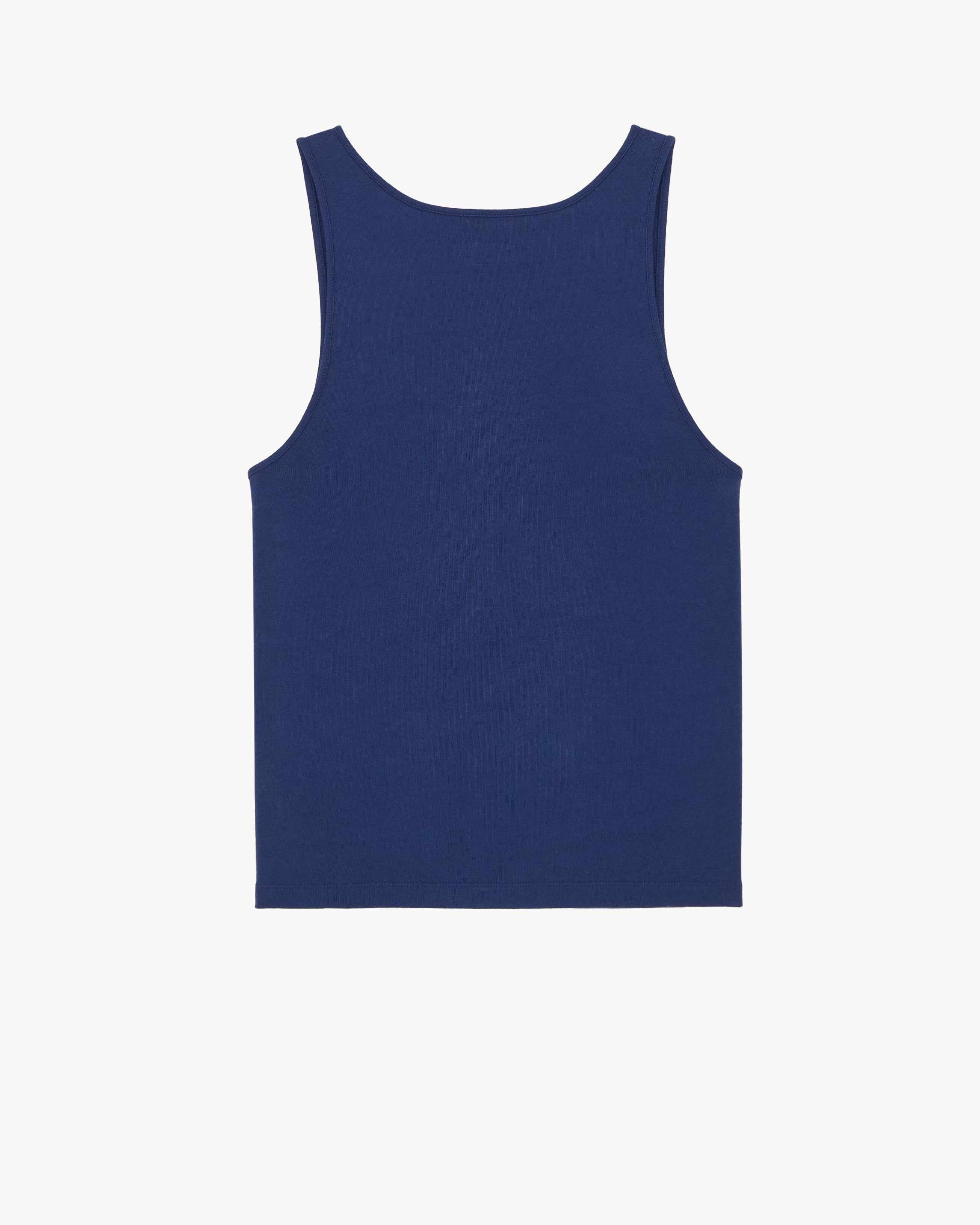 Saint Laurent Cotton Tank Top Cassandre