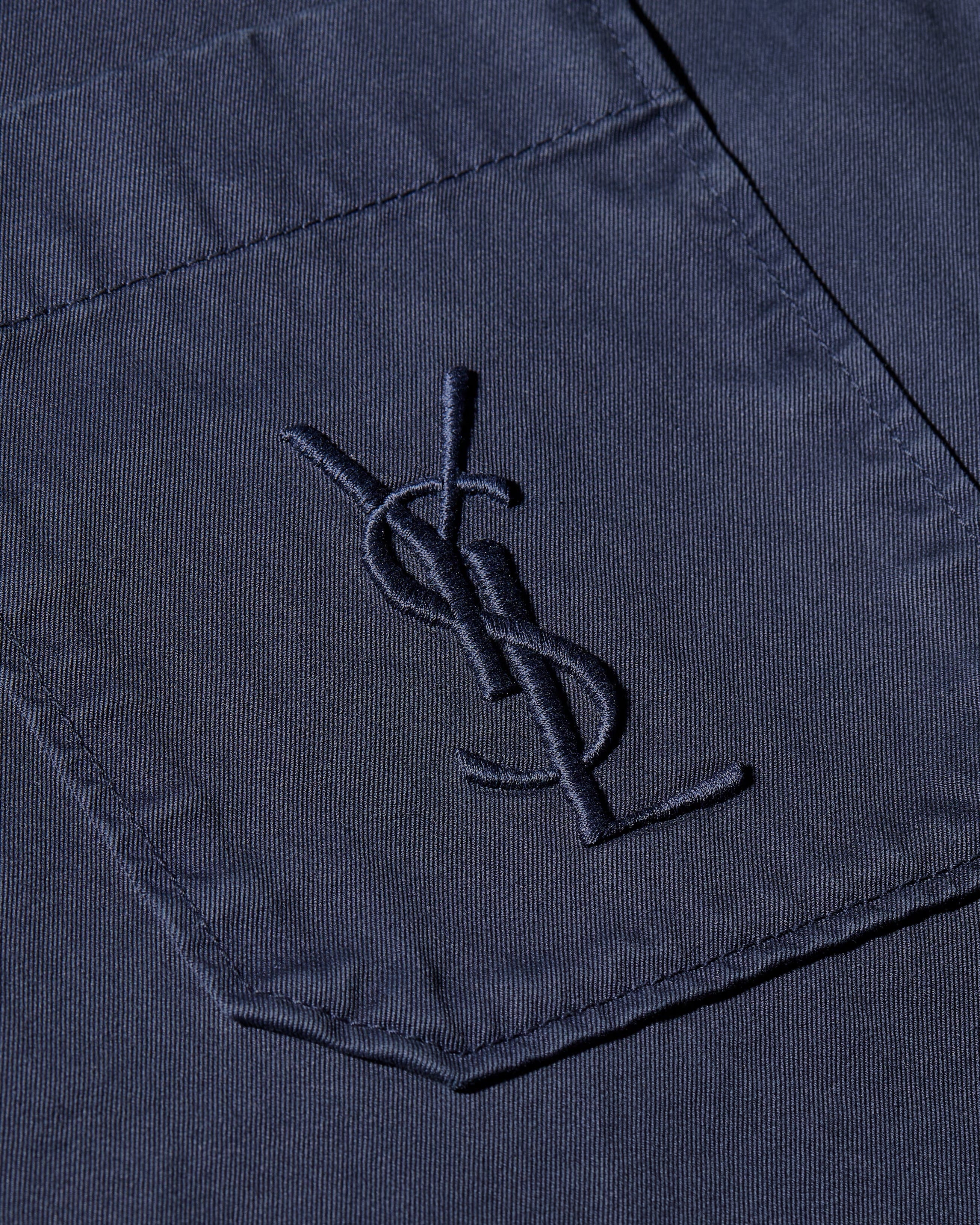 Saint Laurent Cotton Cassandre Overshirt Jacket