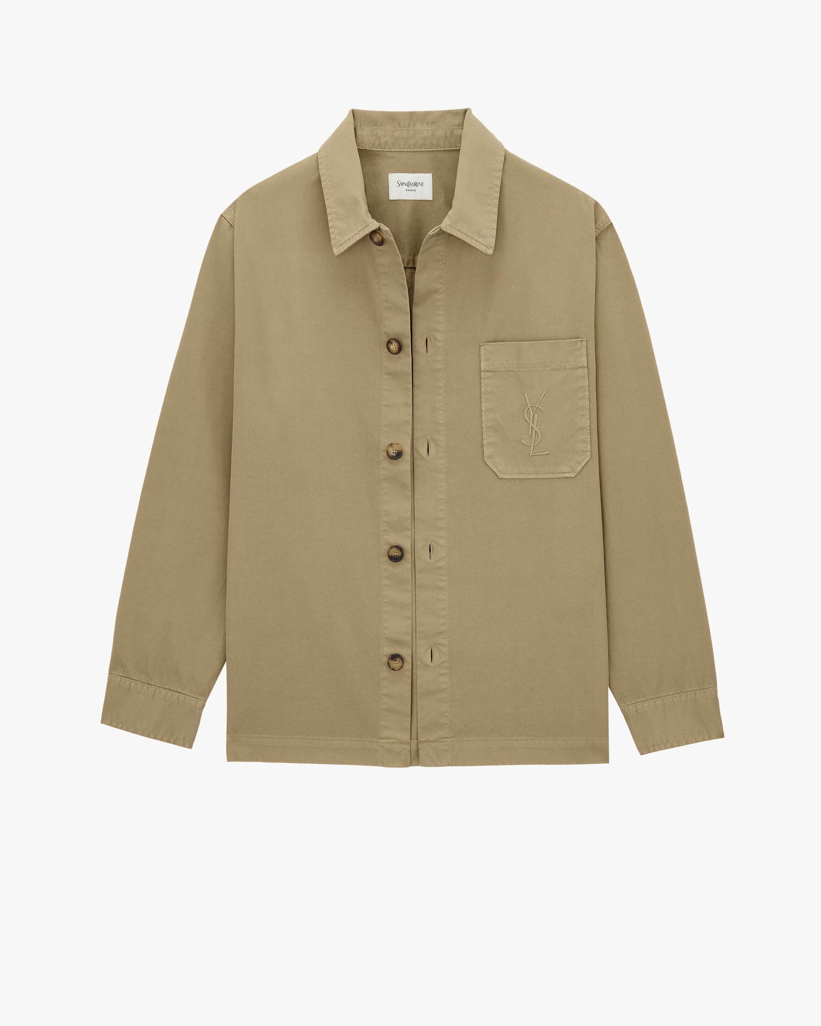 Saint Laurent Cotton Overshirt Jacket