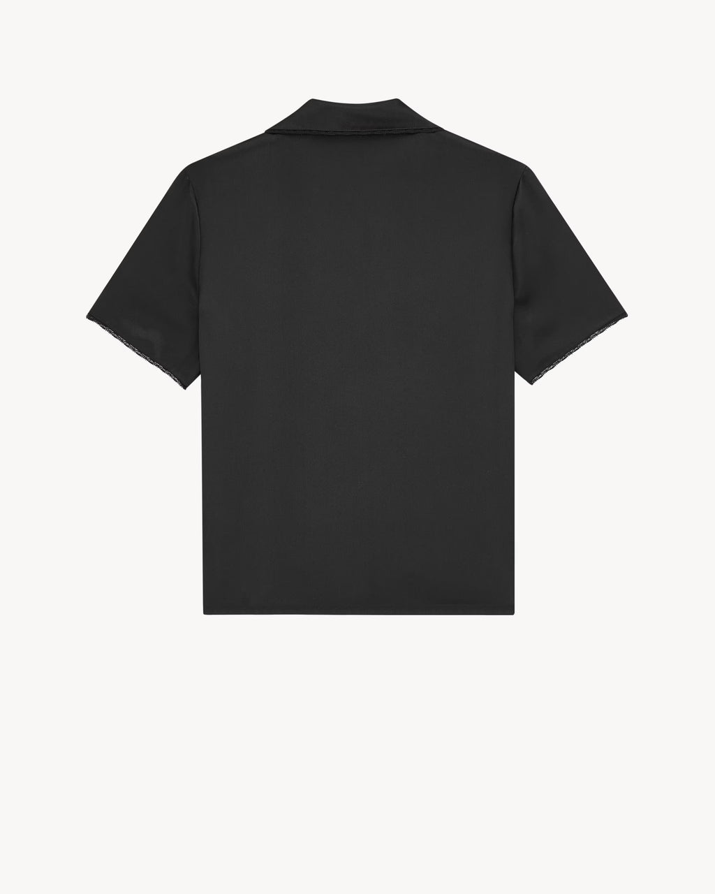 Saint Laurent Silk Shirt In Short Sleeves