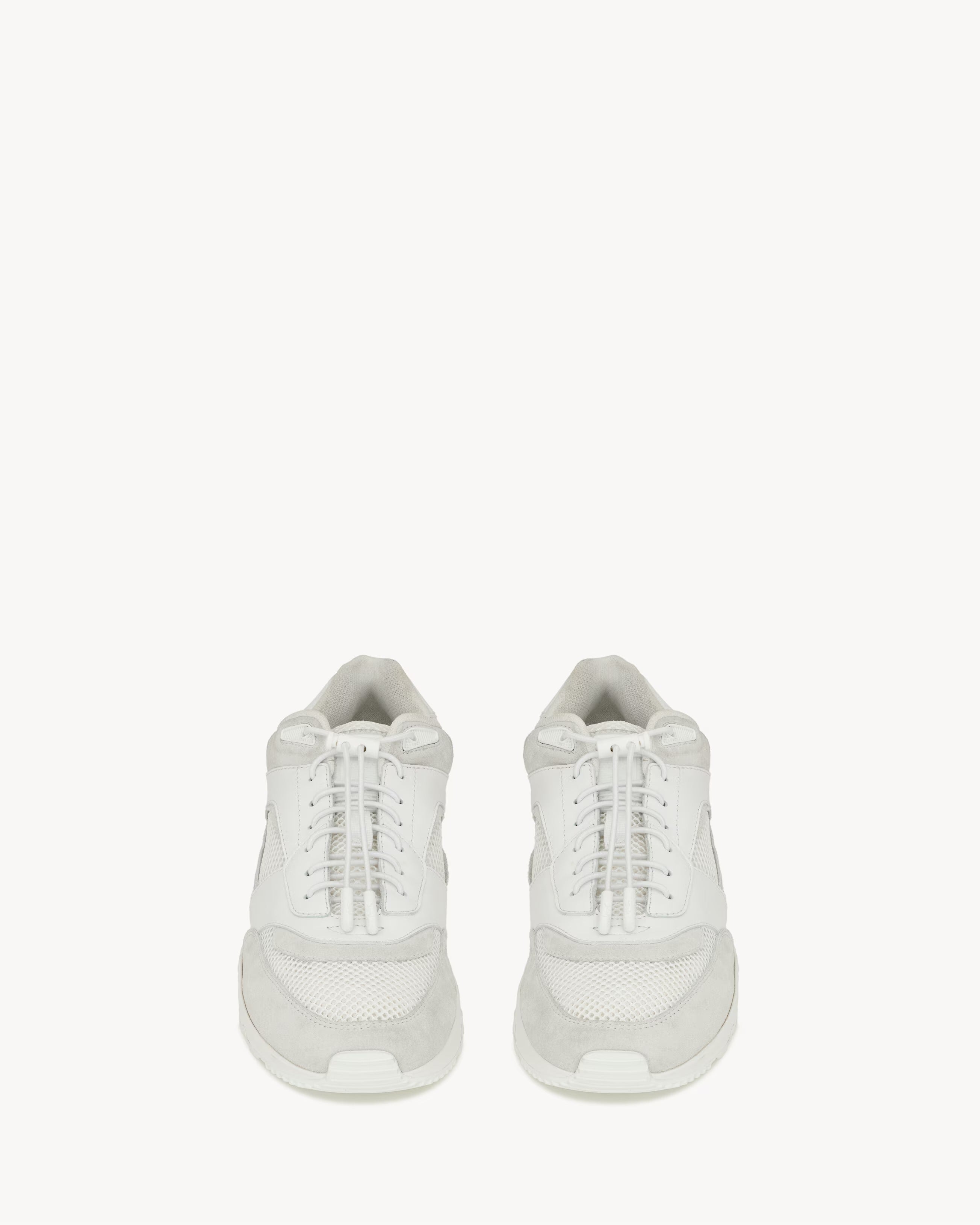 Saint Laurent "bump" Suede Leather Sneakers