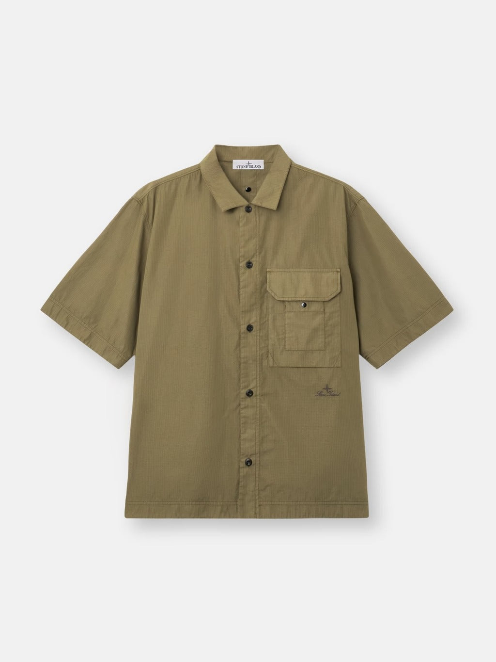 Stone Island Short Sleeves Shirt In Nylon