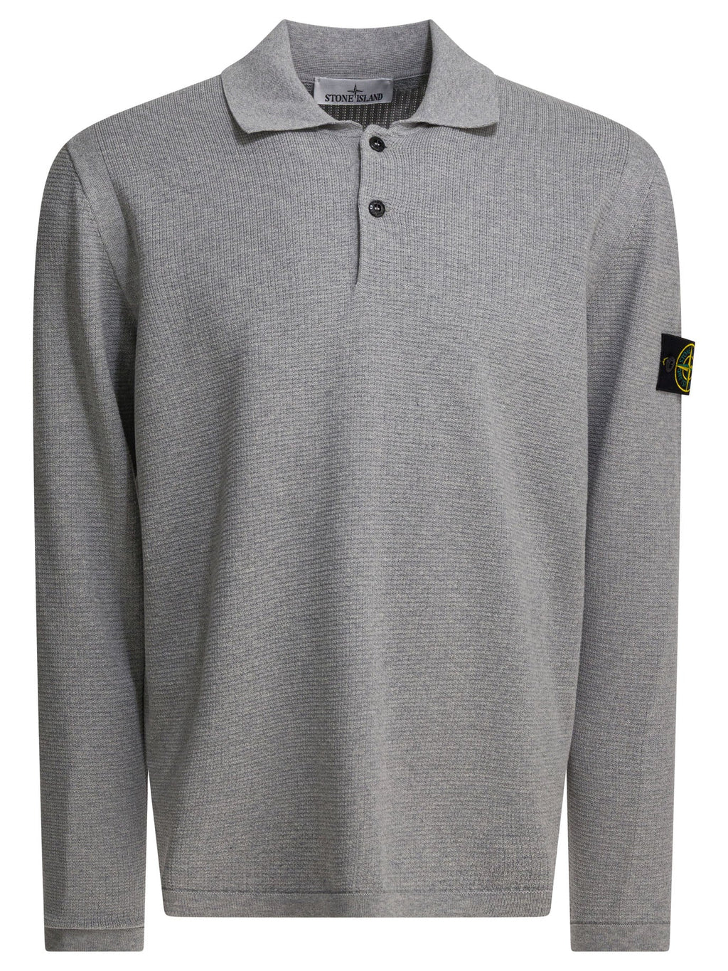Stone Island Cotton Long Sleeves Polo Shirt