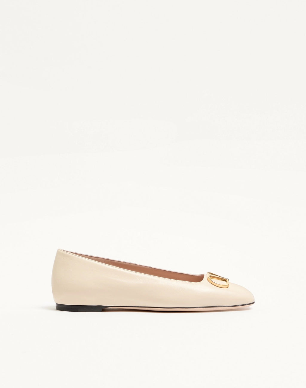 Valentino Garavani Vlogo Signature Ballet Flats In Leather
