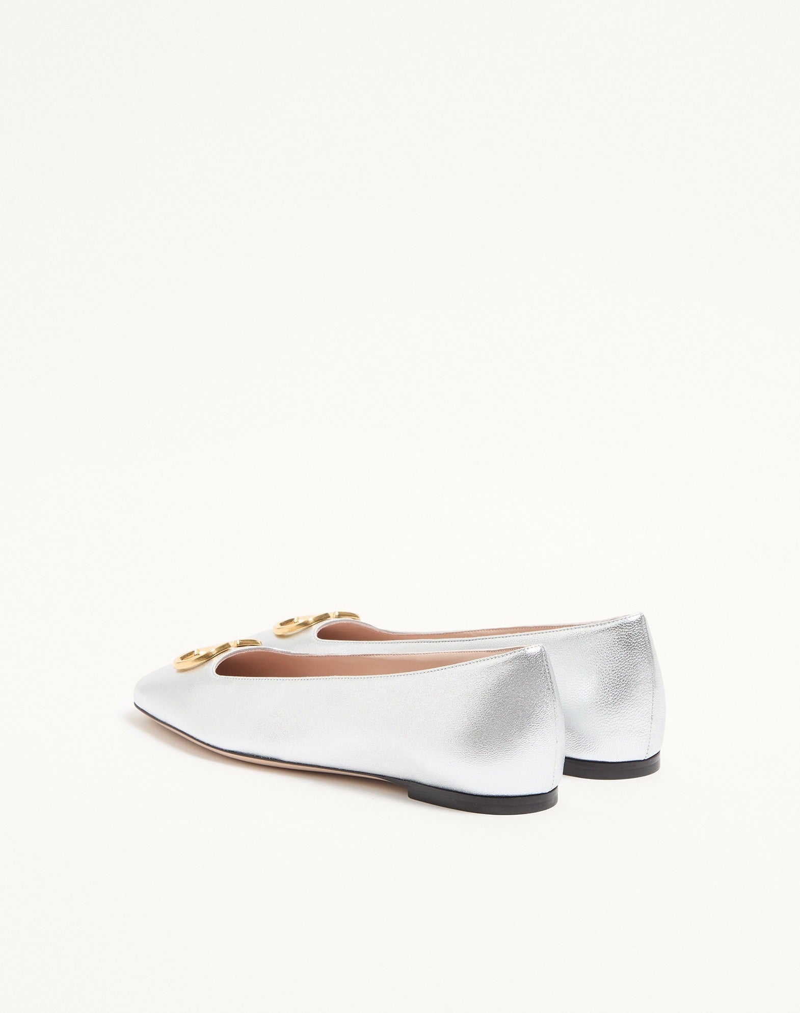 Valentino Garavani Vlogo Signature Ballet Flats In Leather