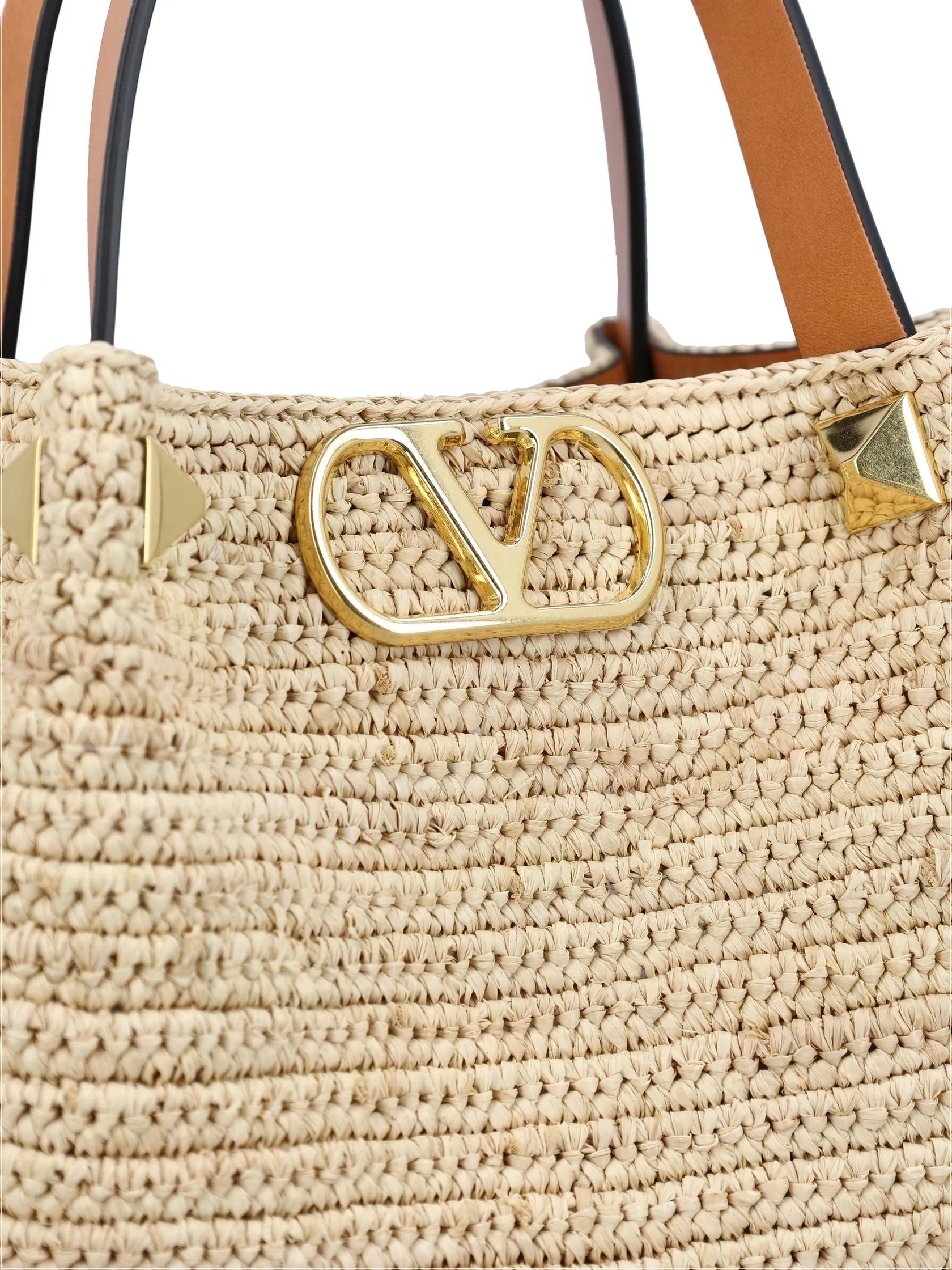Valentino Garavani Medium Handbag In Raffia