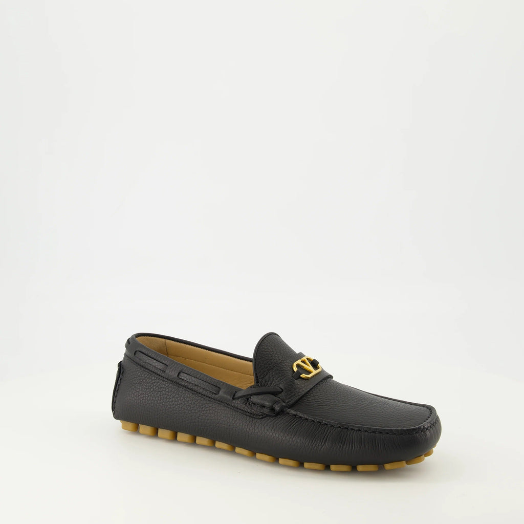 Valentino Garavani "driver" Leather Loafers