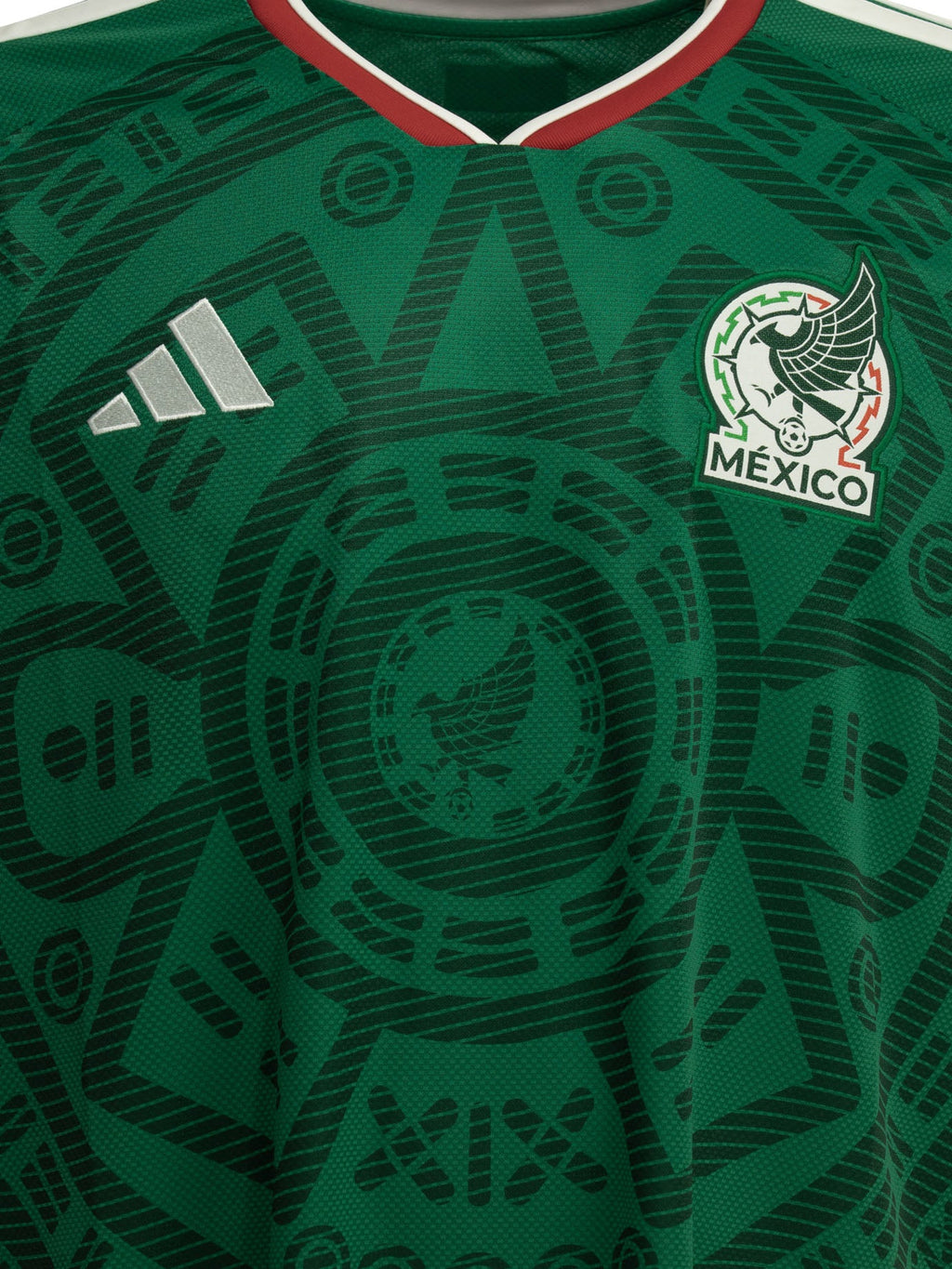 Adidas Originals "home Mexico 26" V-neck T-shirt