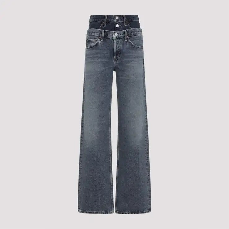 Agolde "elson" Double Waist Jeans