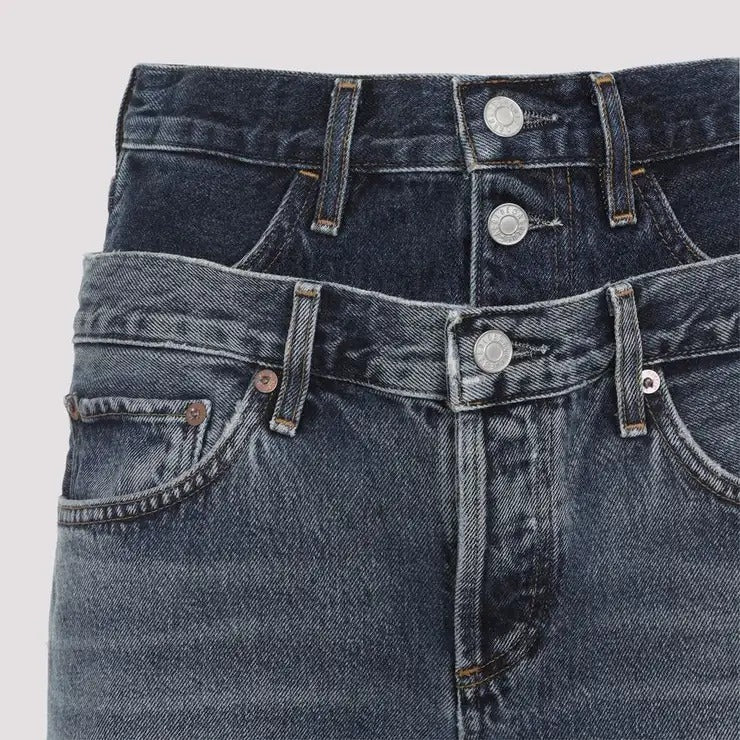 Agolde "elson" Double Waist Jeans