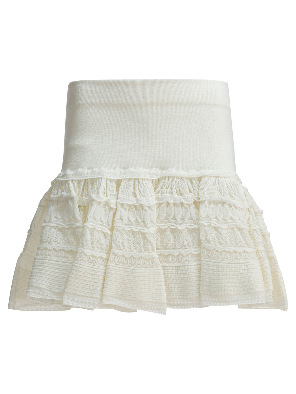 Alaïa Miniskirt With Ruffles