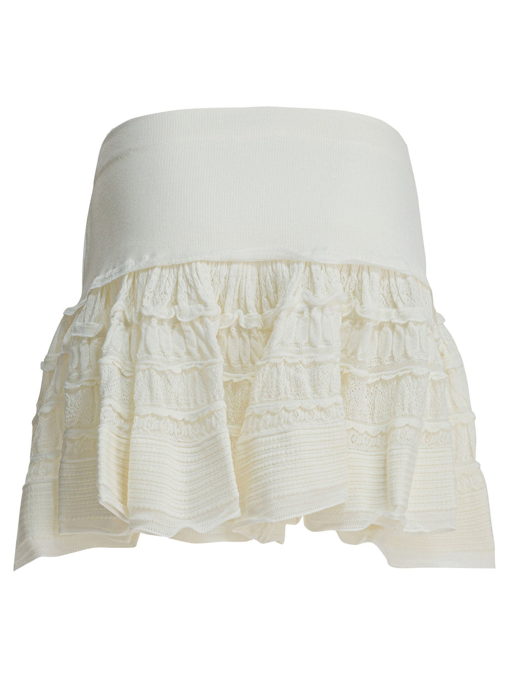 Alaïa Miniskirt With Ruffles
