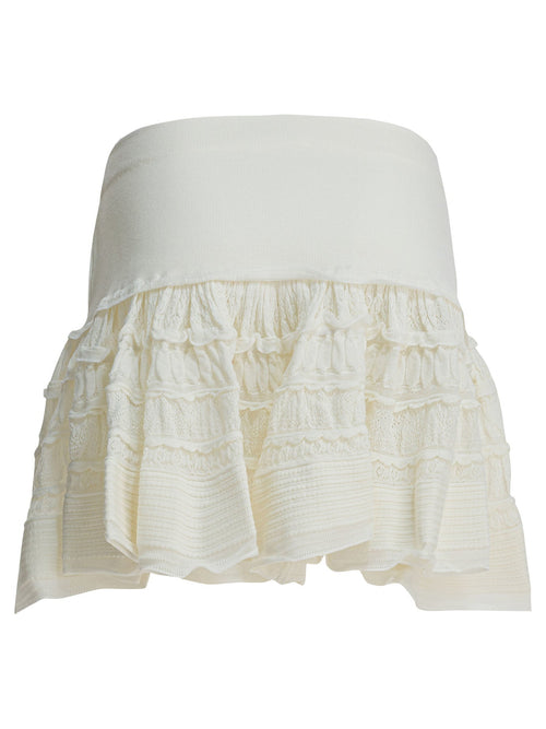 Alaïa Miniskirt With Ruffles