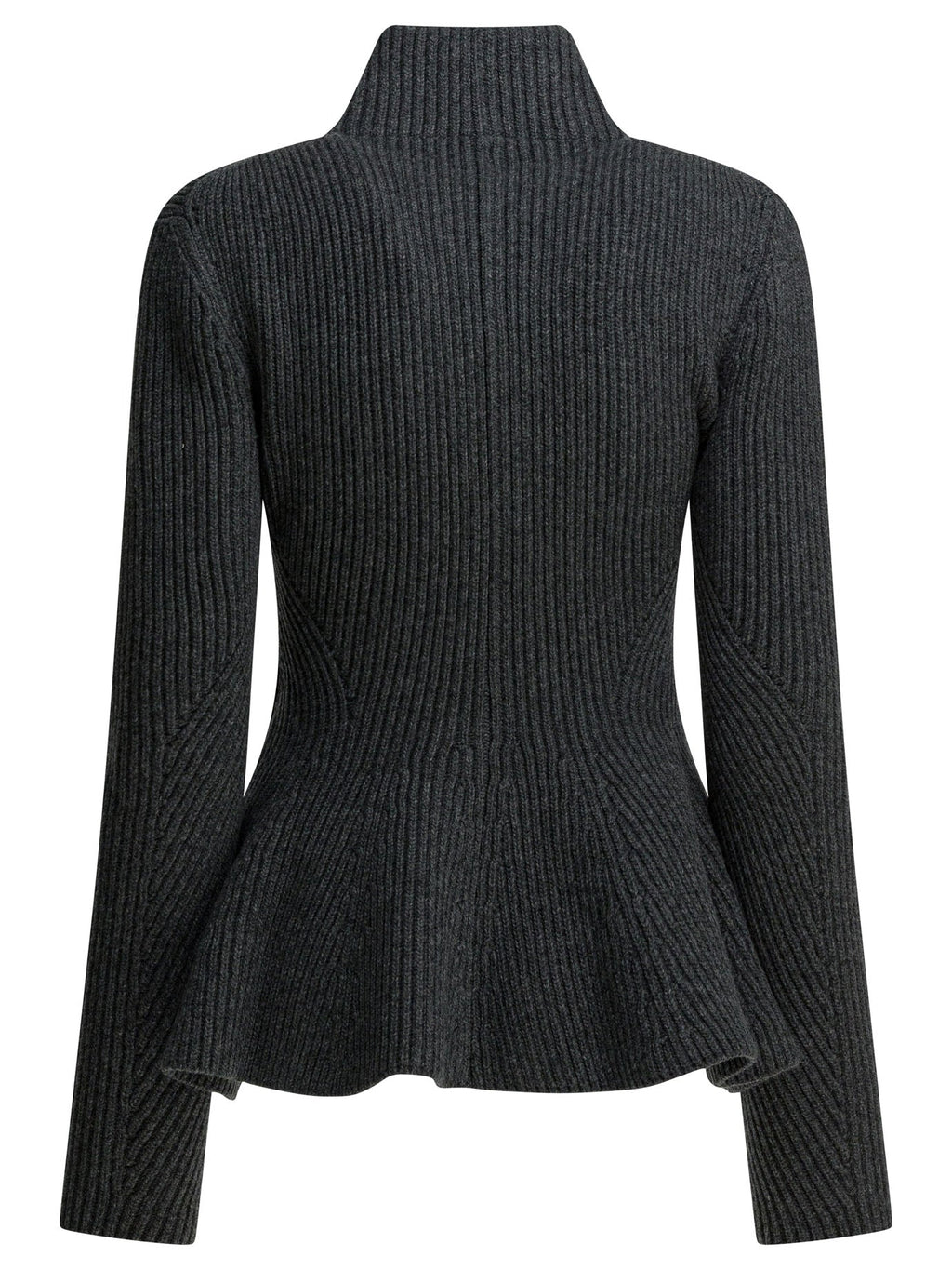 Alaïa "peplum" Zipper Sweater