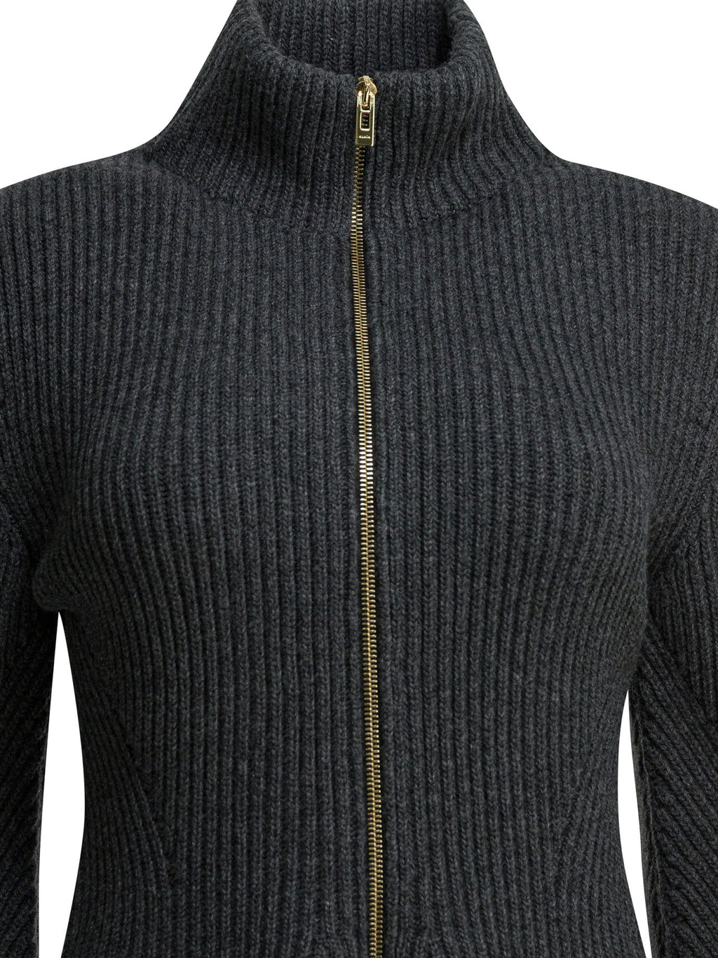Alaïa "peplum" Zipper Sweater