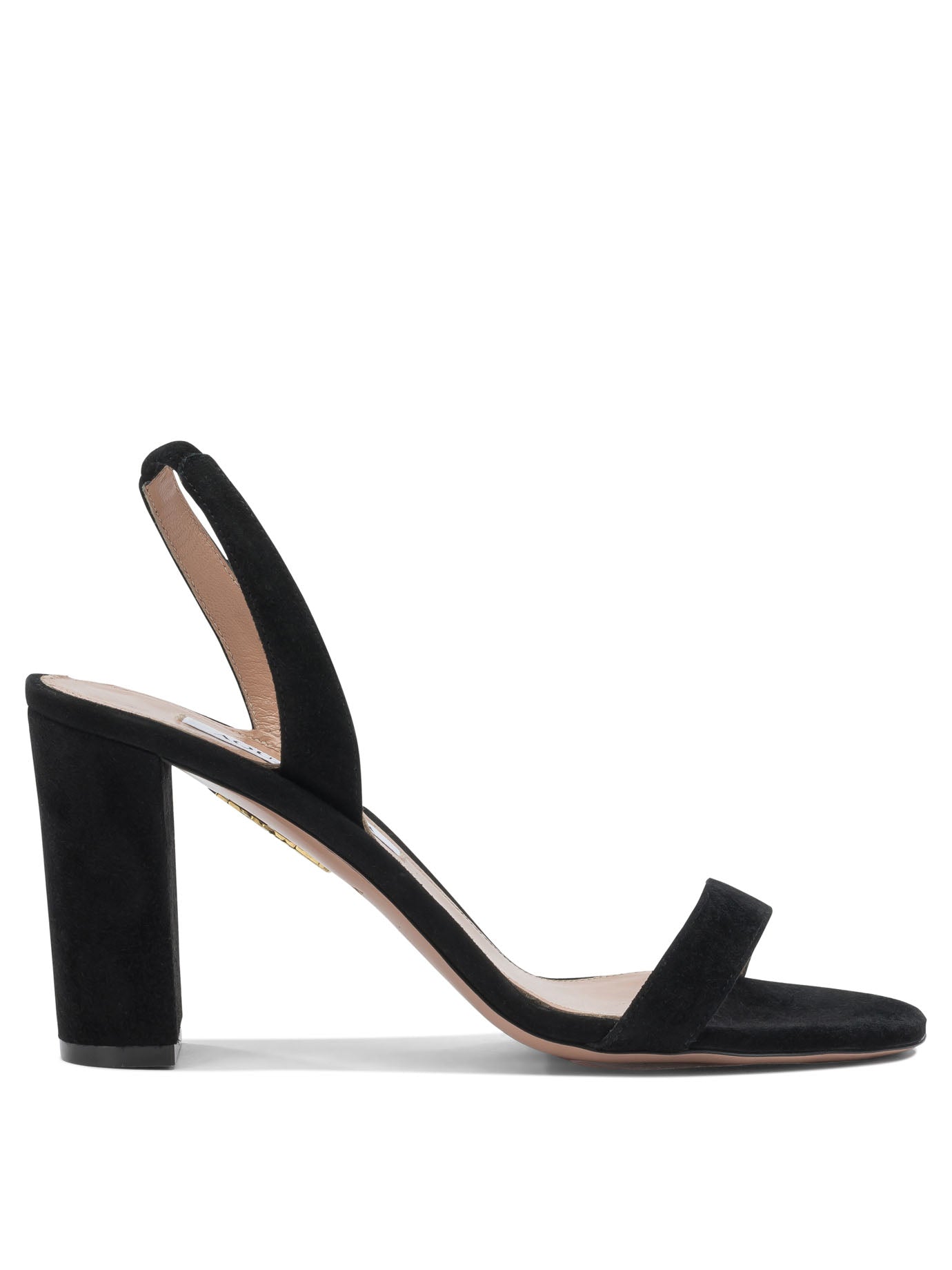 Aquazzura "so Nude Block 85mm" Heeled Sandals
