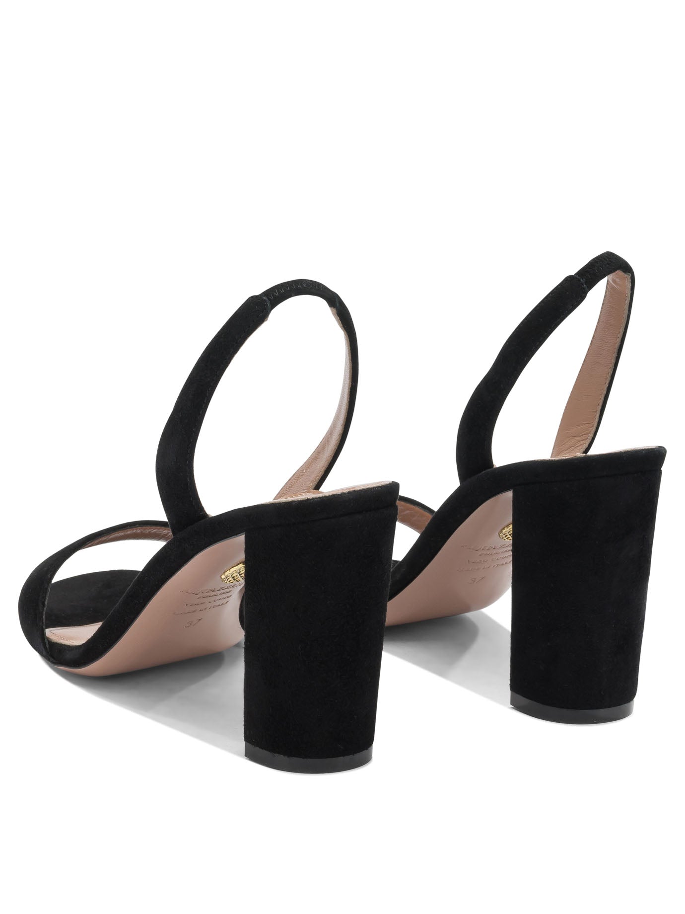 Aquazzura "so Nude Block 85mm" Heeled Sandals