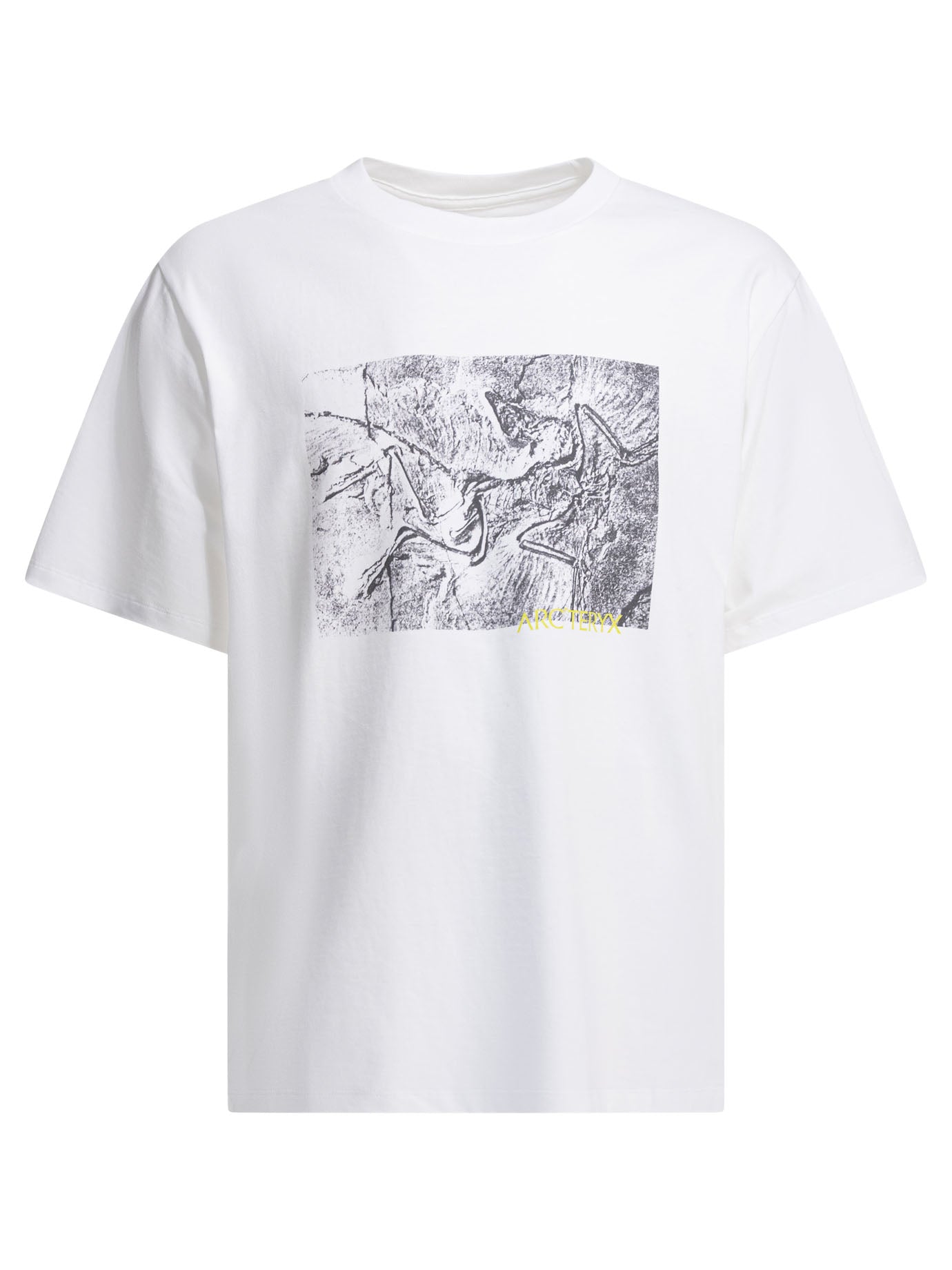 Arc'teryx "kragg Cotton Lithographica Ss" Crewneck T-shirt