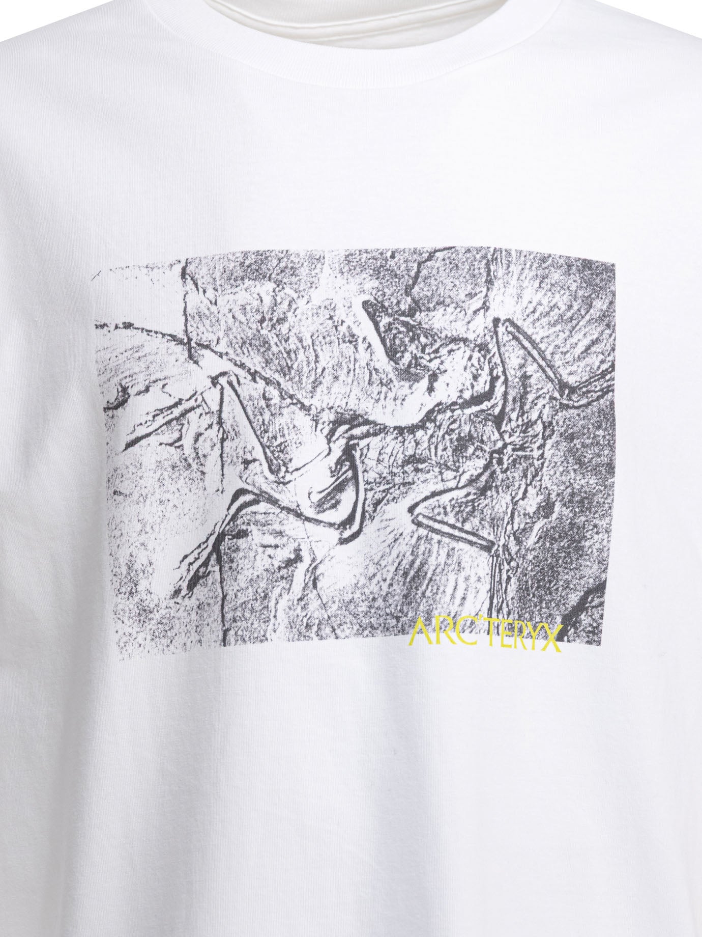Arc'teryx "kragg Cotton Lithographica Ss" Crewneck T-shirt