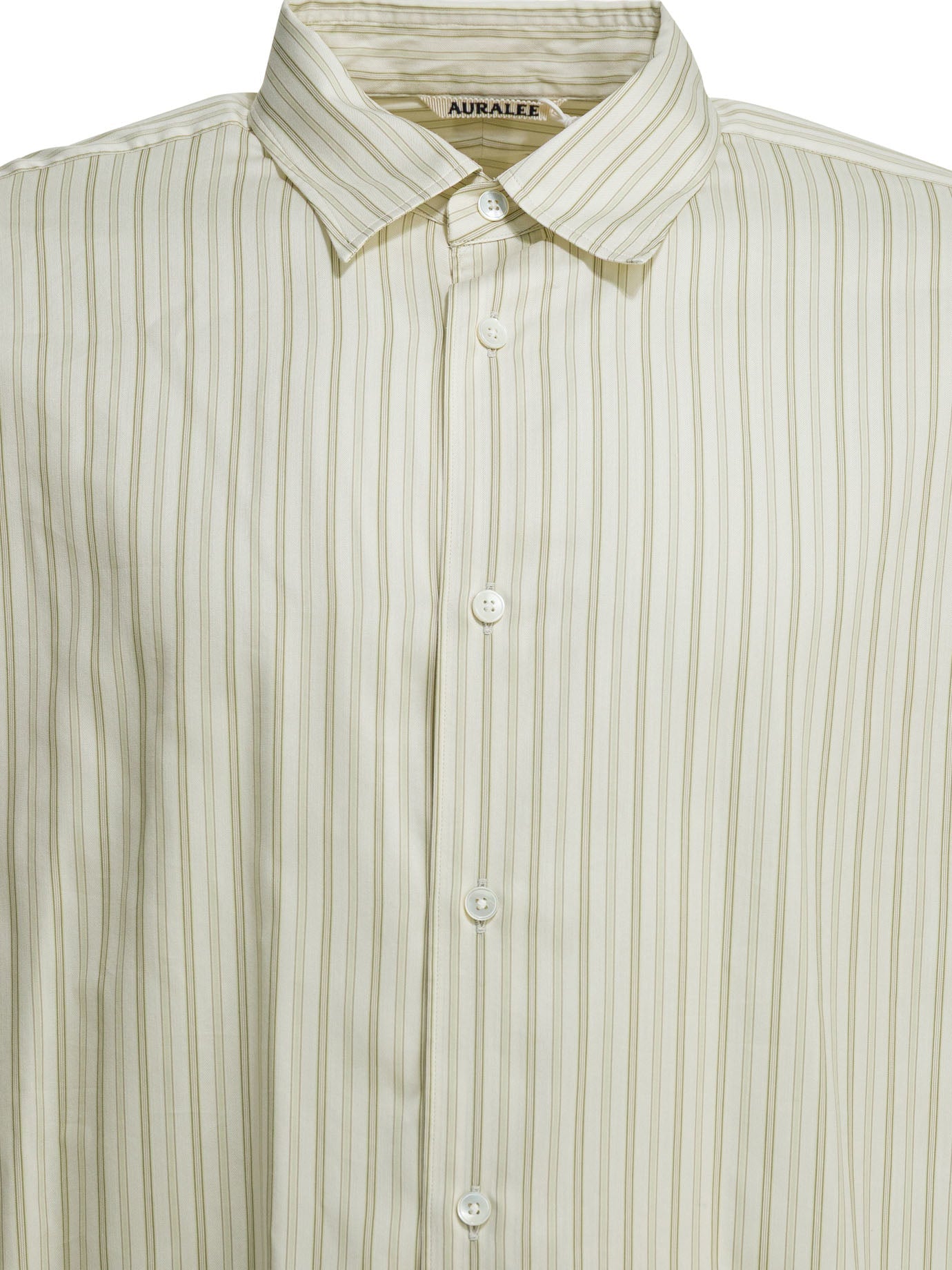Auralee Casual Striped Shirt