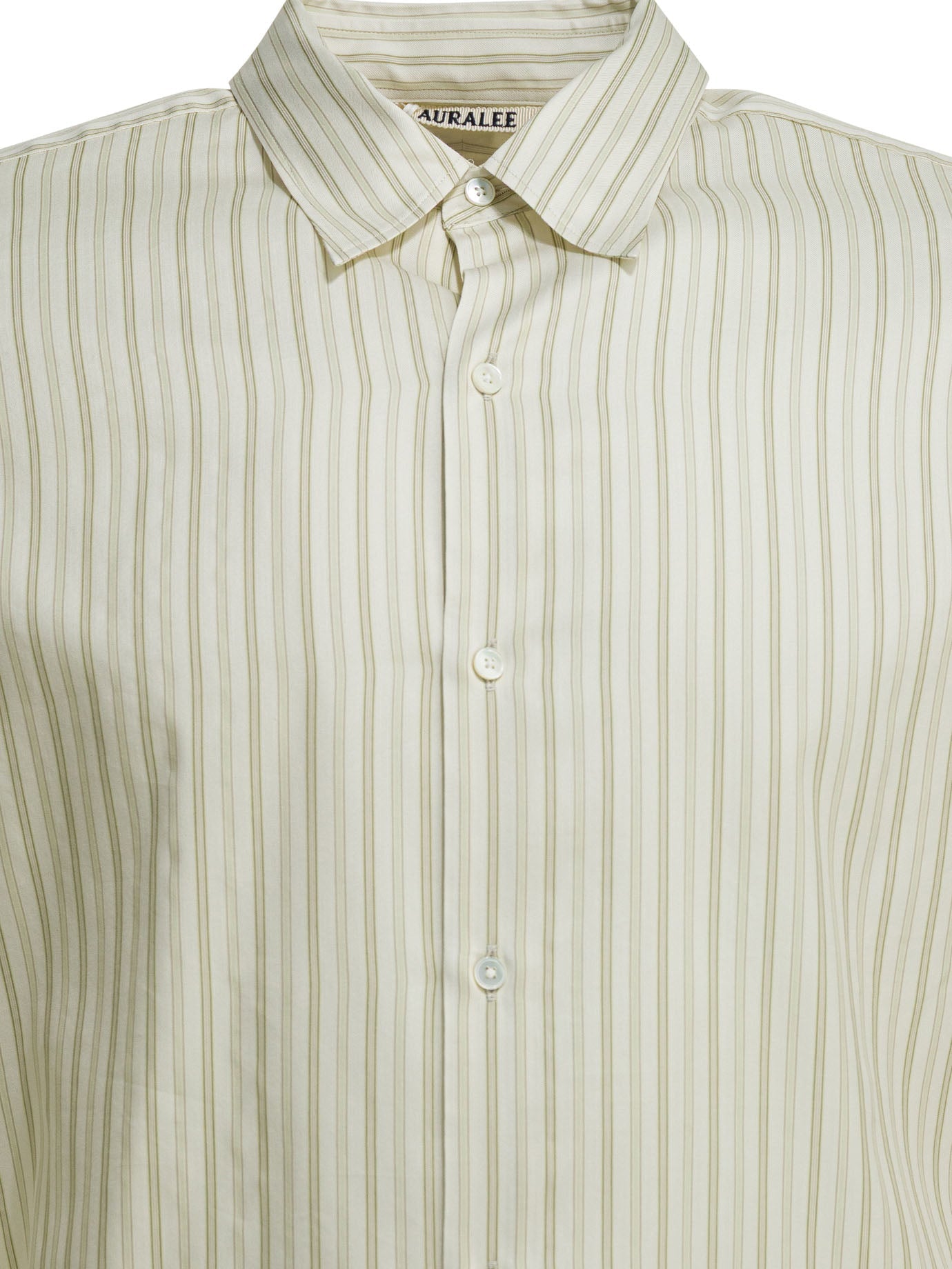 Auralee Casual Striped Shirt