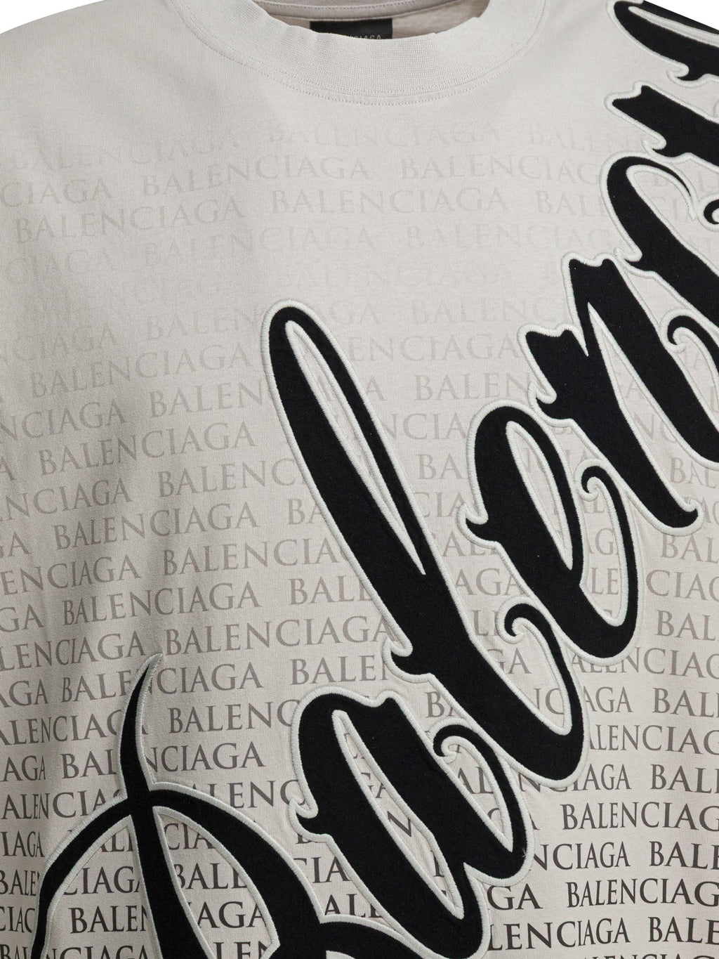 Balenciaga "big B" Crew-neck T-shirt