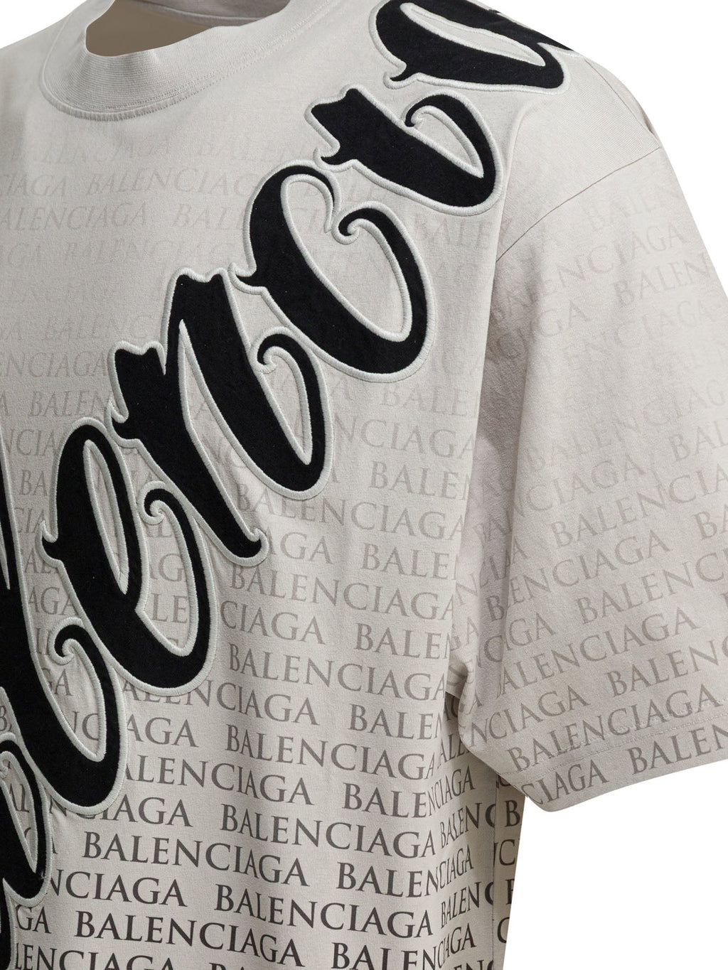 Balenciaga "big B" Crew-neck T-shirt