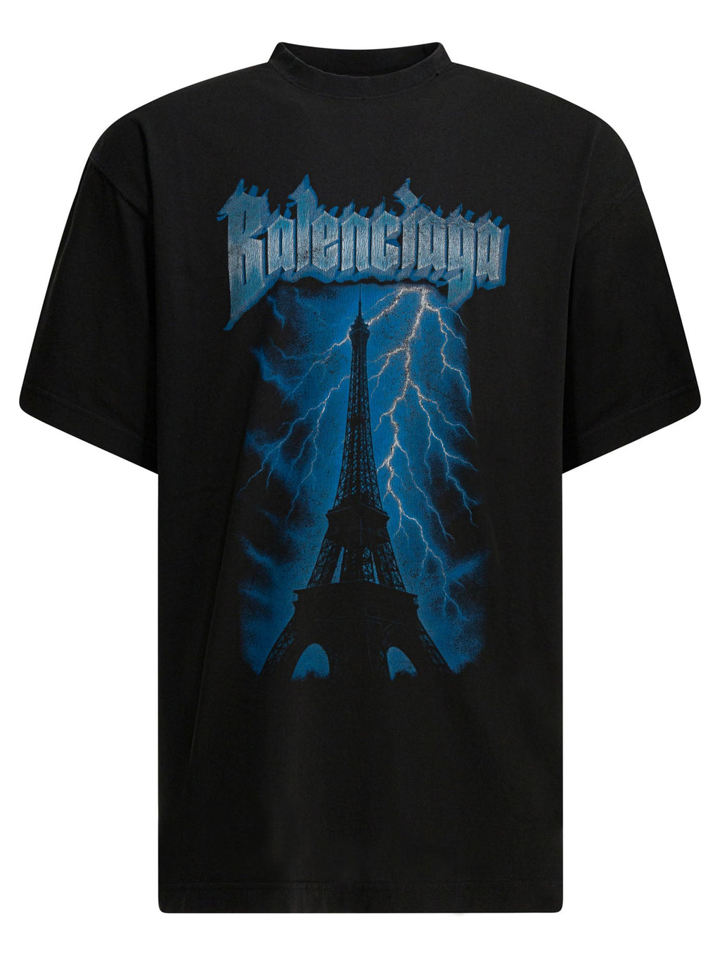 Balenciaga "paris Thunderstorm" Crewneck T-shirt