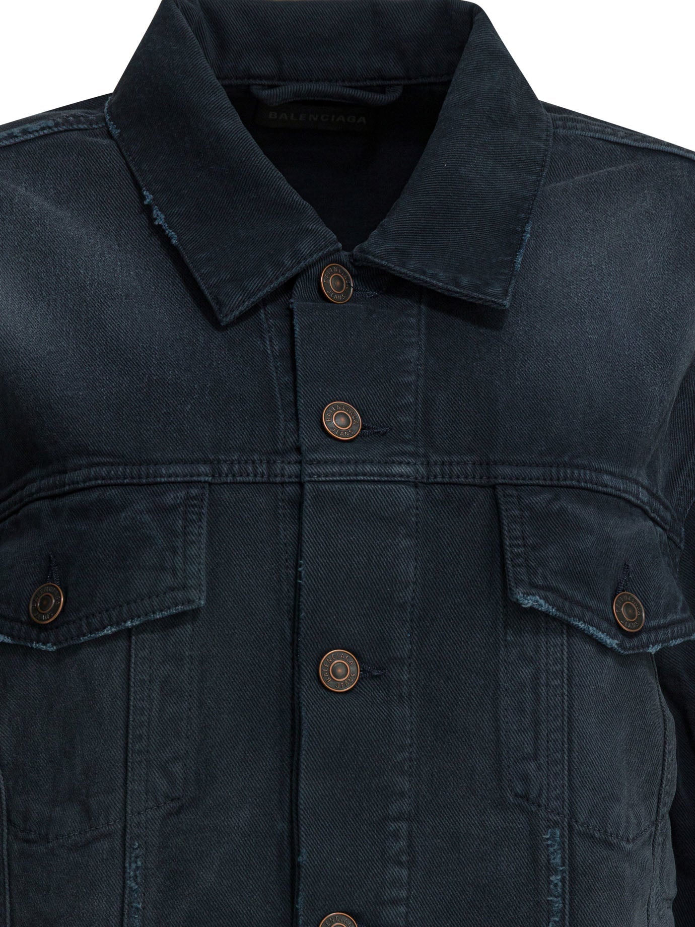 Balenciaga Denim Jacket With Old Effect