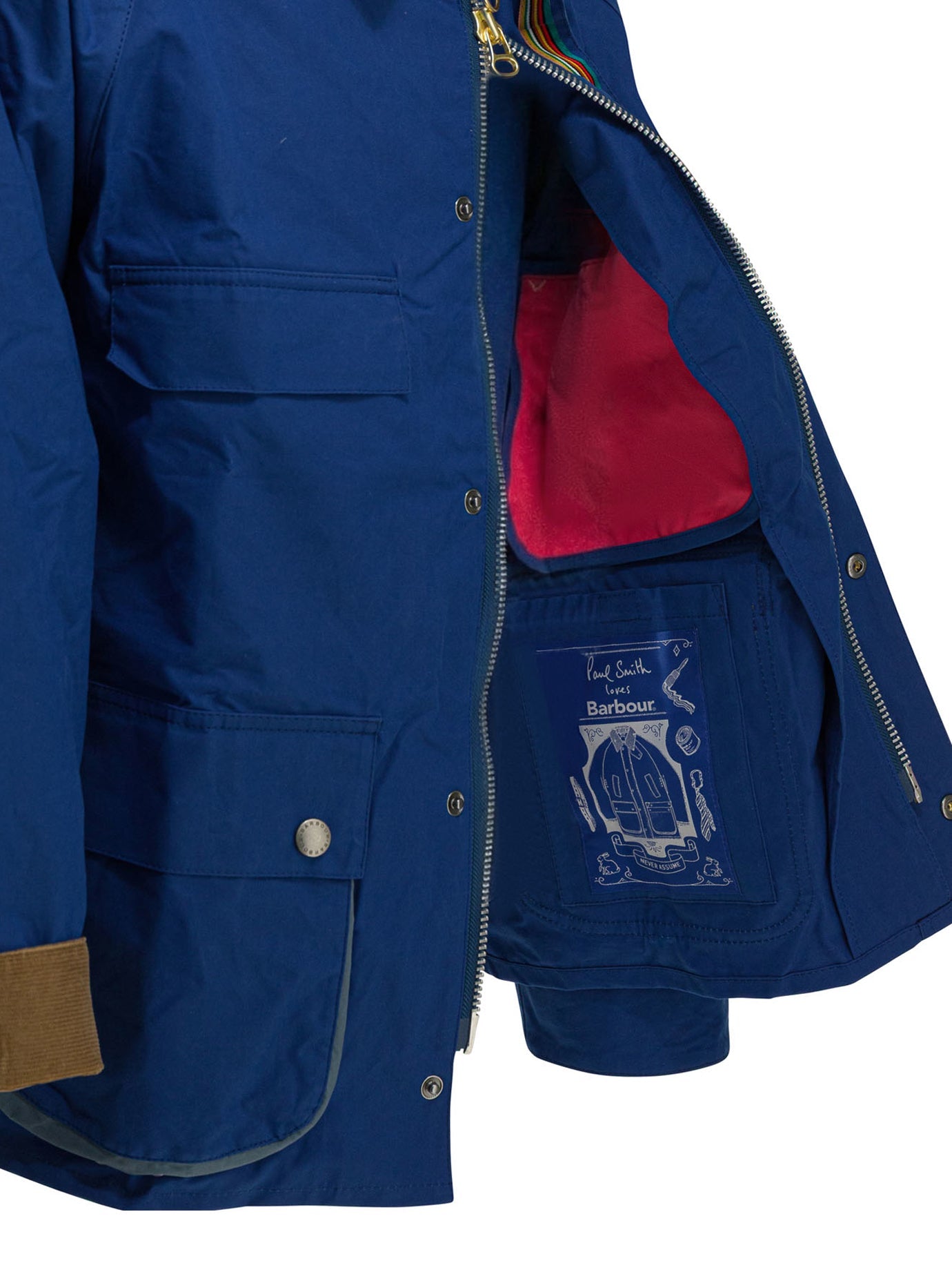 Barbour "bedale" Waxed Jacket Barbour X Paul Smith