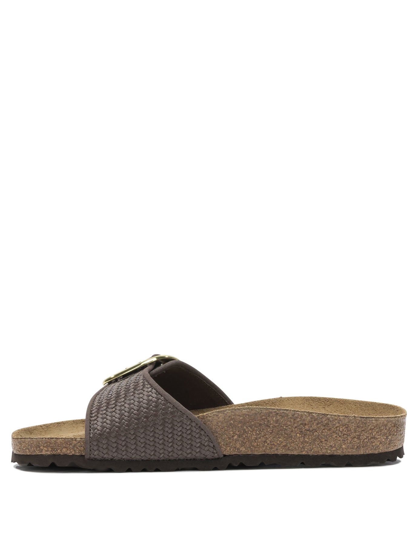 Birkenstock "madrid Big Buckle Raffia" Low Sandals
