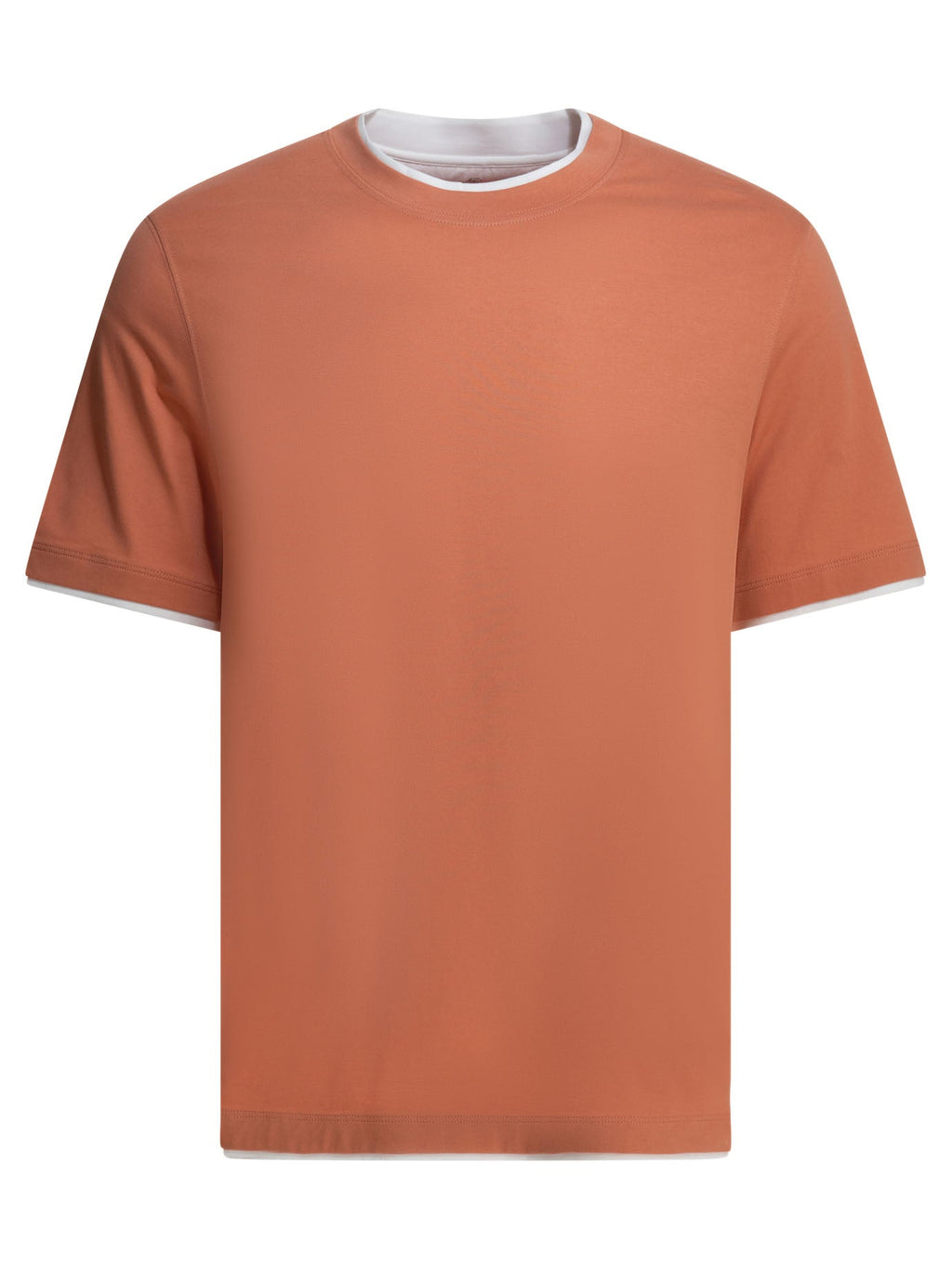 Brunello Cucinelli "faux Layering" Crewneck T-shirt