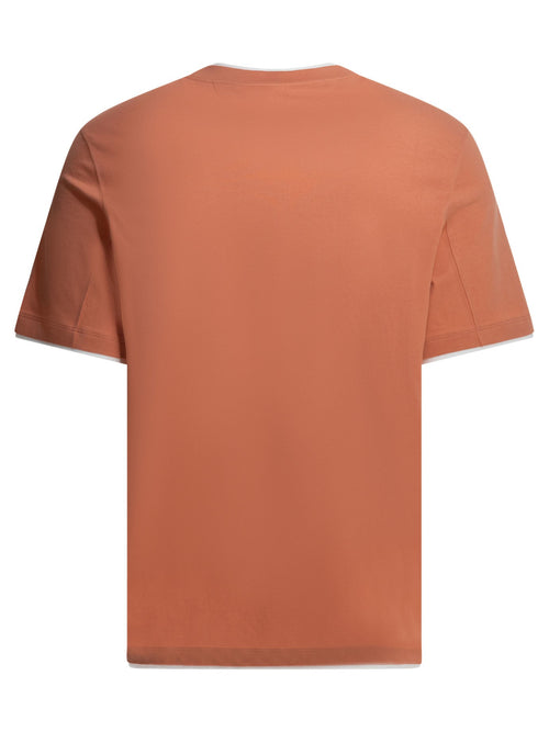 Brunello Cucinelli "faux Layering" Crewneck T-shirt